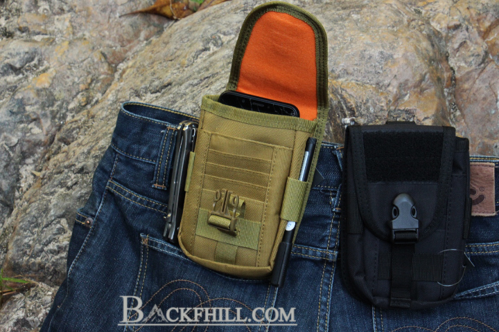 กระเป๋าติดเอวขนาดกลางสีน้ำตาล กระเป๋าคาดเอว กระเป๋าคาดเอวทหาร กระเป๋าคาดเอวช่างกล้อง กระเป๋าทหาร กระเป๋าbike