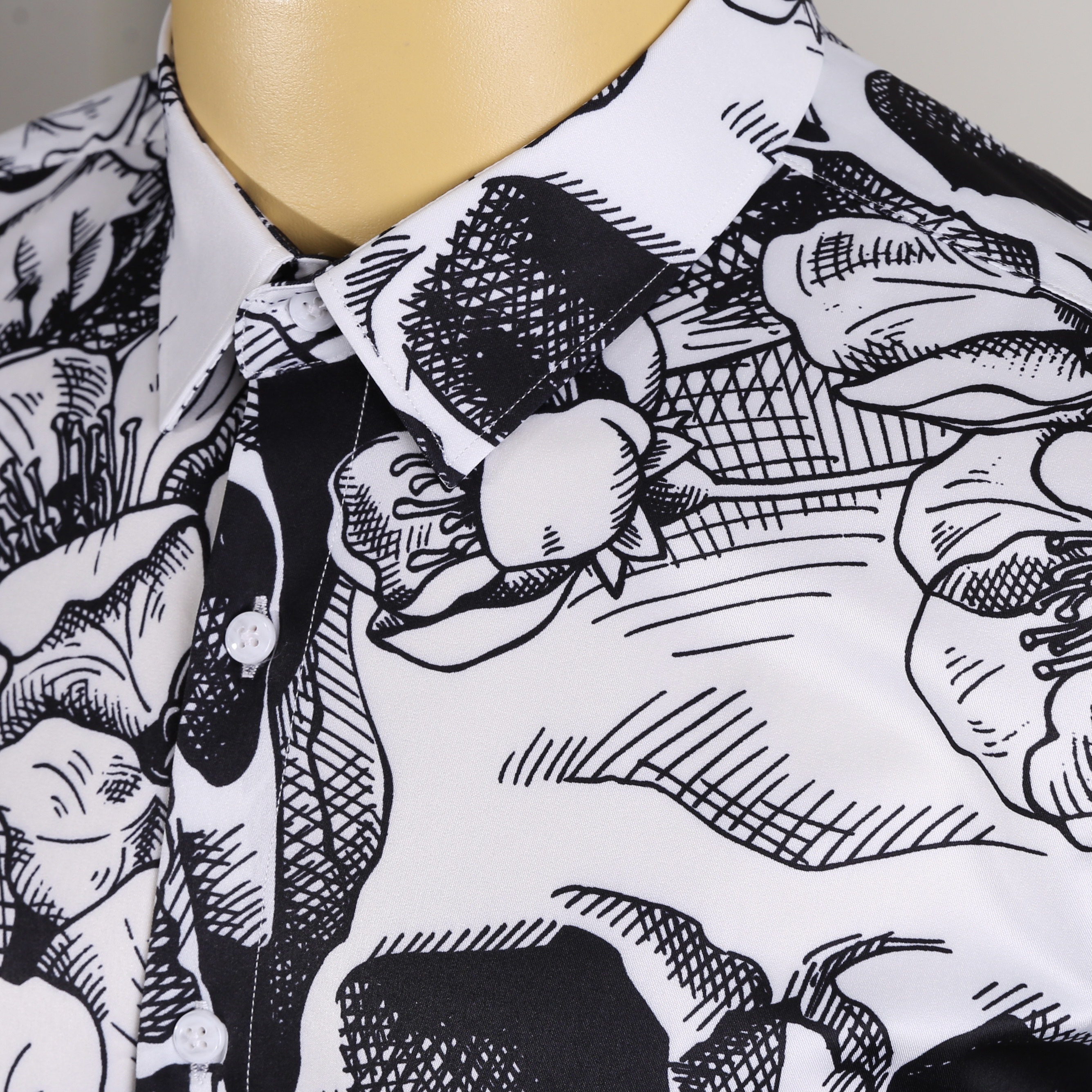 Skull Patterned Shirt