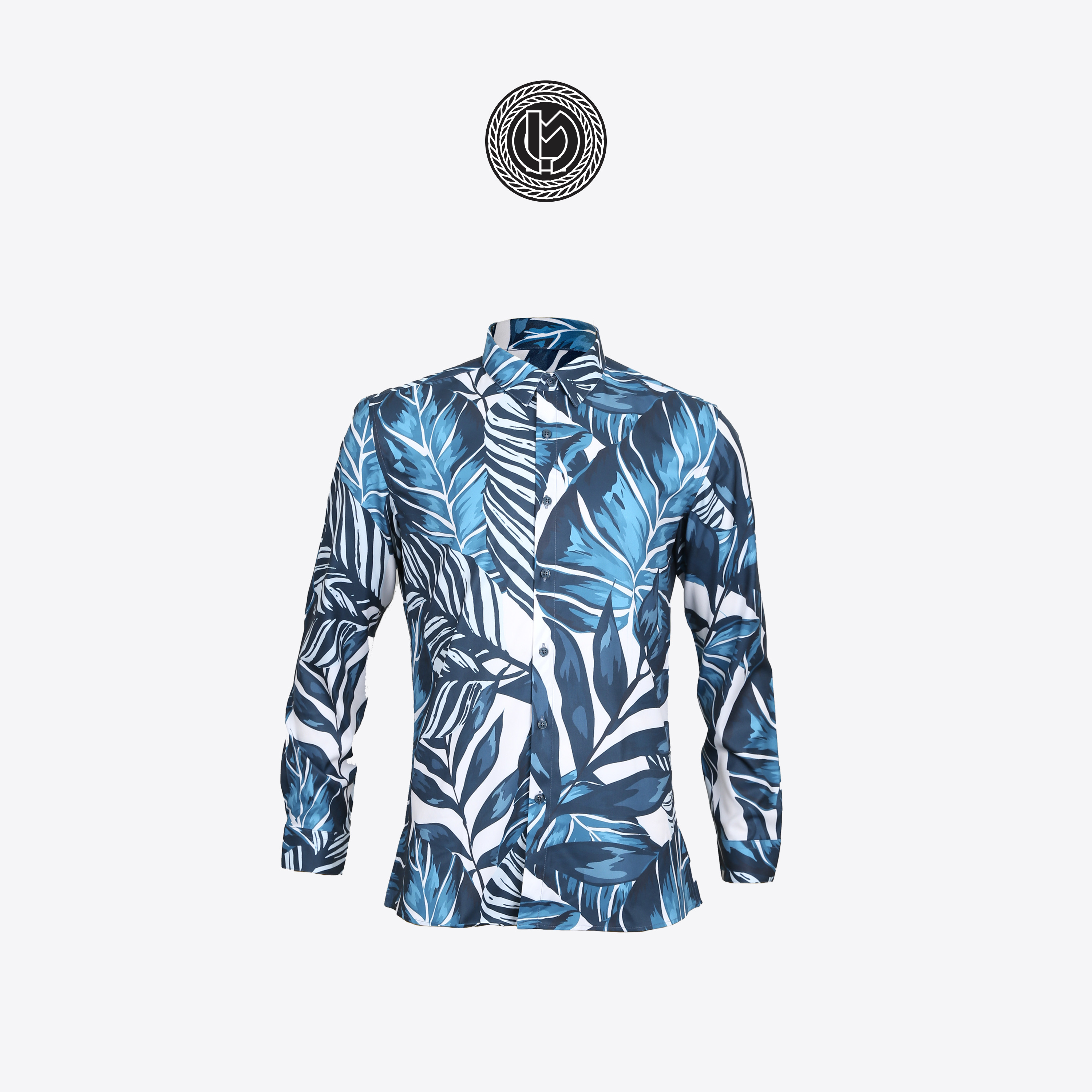 Monstera Leaves Patterned Shirt