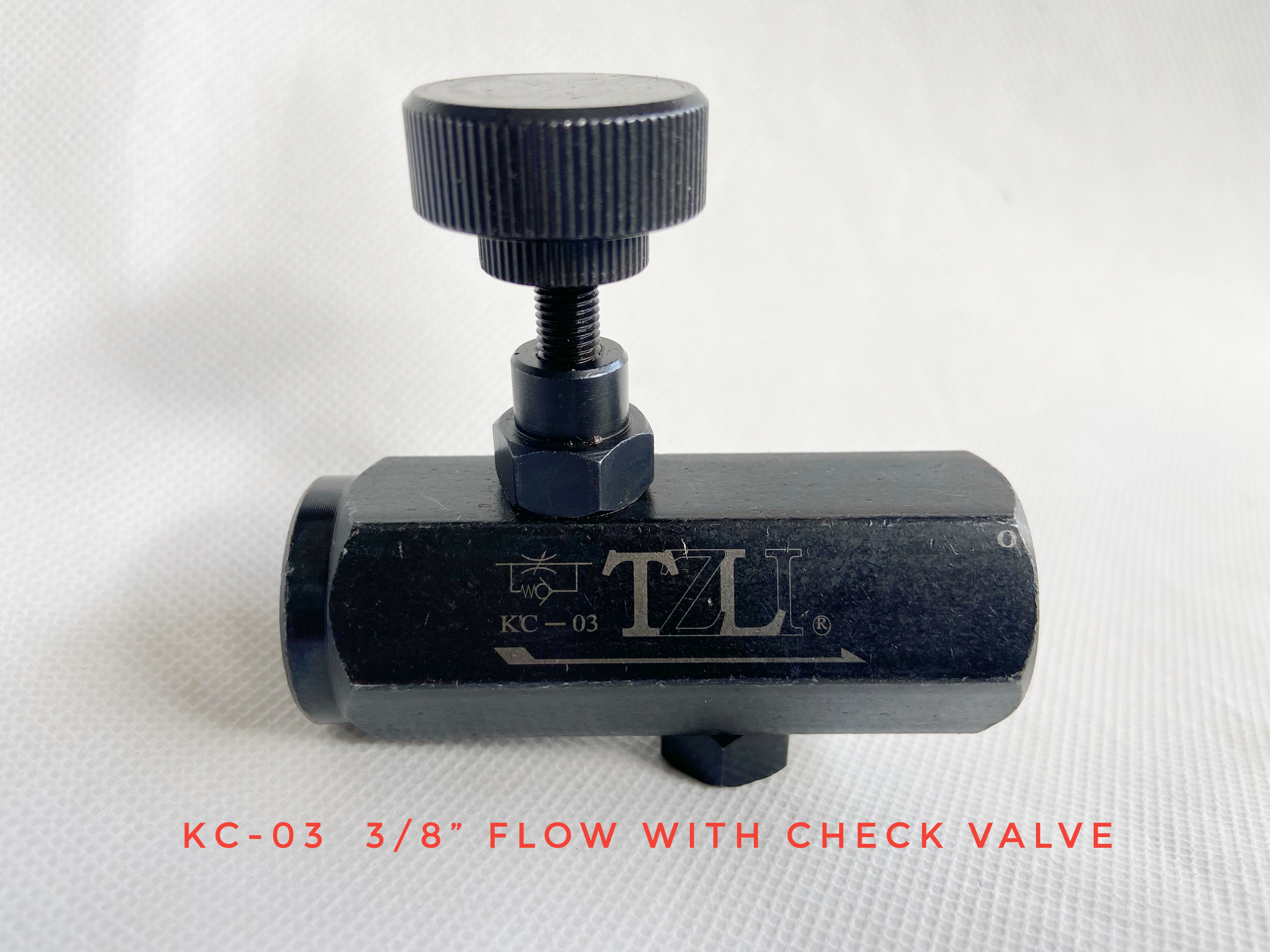 KC-03 Flow with check valve 3/8''