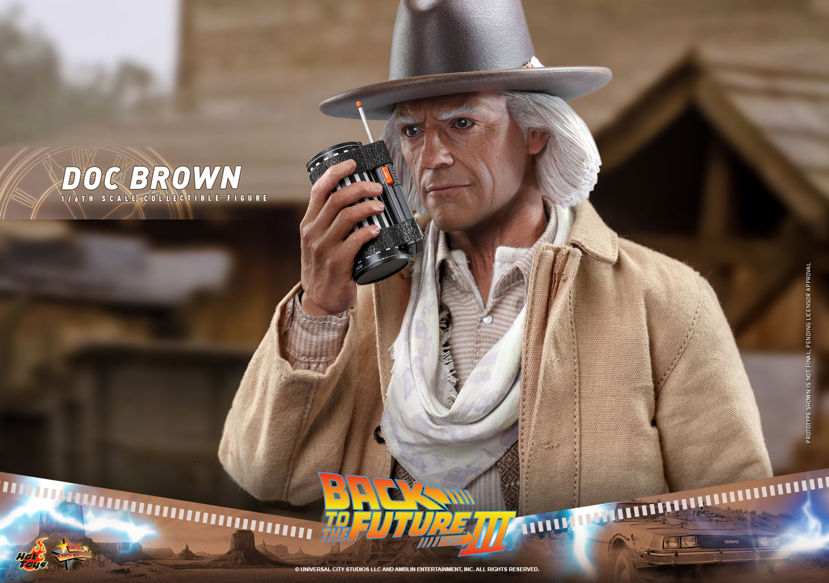 Hot Toys MMS617 1/6 Back to the Future Part III - Doc Brown