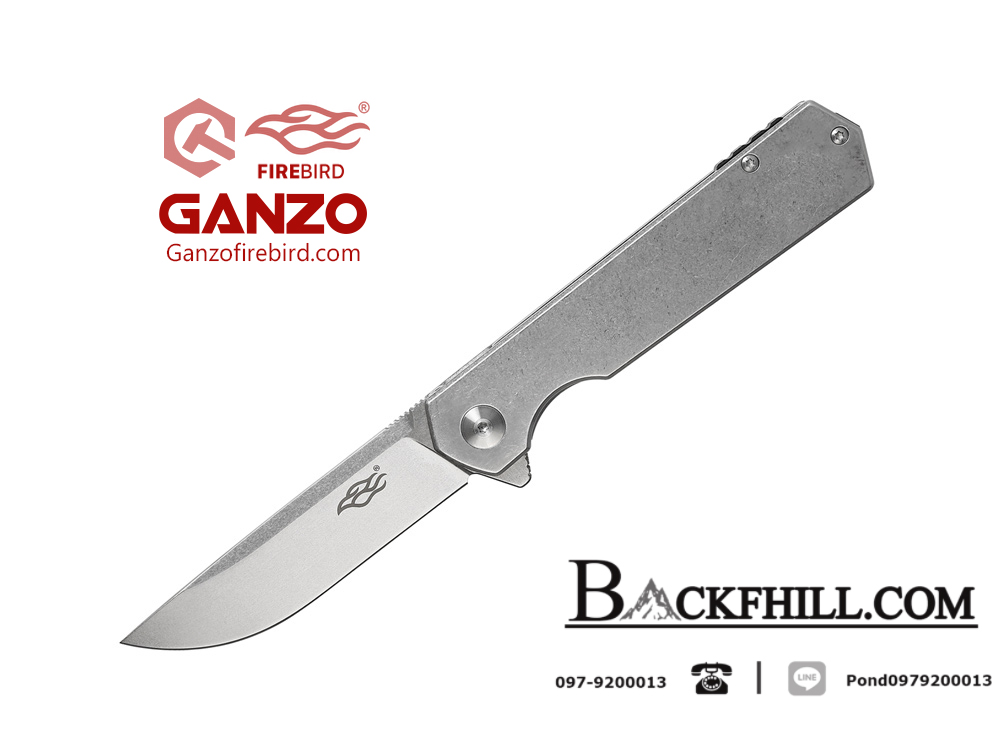มีดพับ Ganzo กานโซ่ รุ่น FH12-SS / D2 Steel / ของแท้ 100%