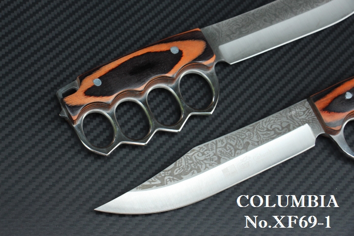 มีด COLUMBIA ใบตายการ์ดเหล็ก รุ่น XF69-1