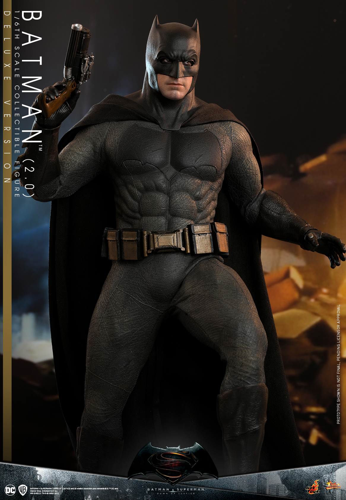 Hot Toys MMS732 1/6 Batman v Superman: Dawn of Justice - Batman (2.0) [Deluxe Version]