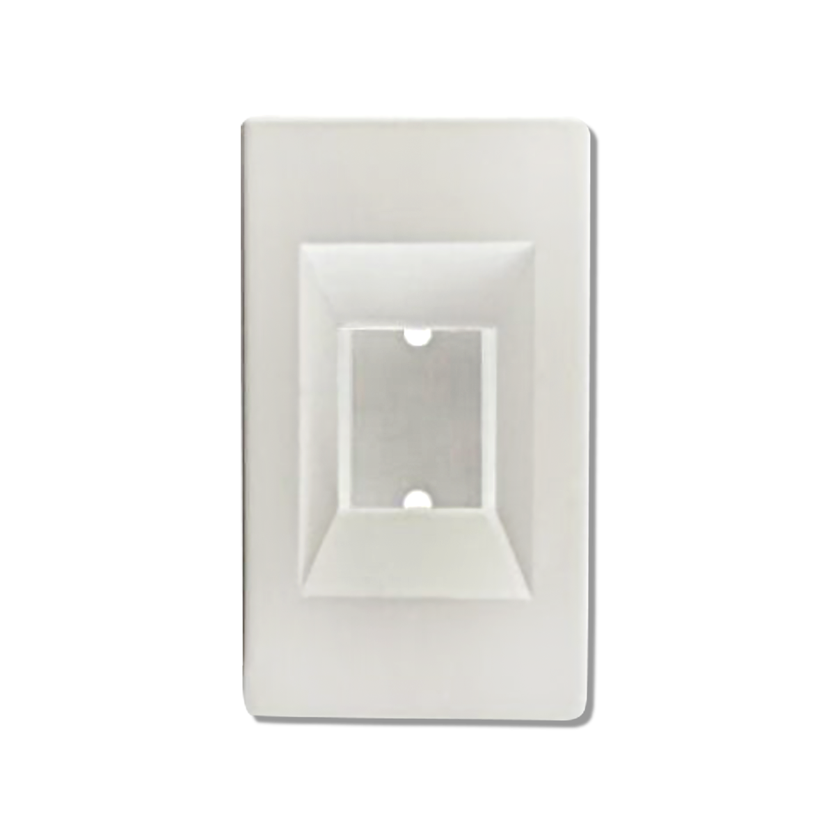 NANO กล่องครอบเบรกเกอร์แบบฝัง ขนาด 2x4" สีขาว รุ่น NANO-407 (50 ชิ้น/กล่อง)