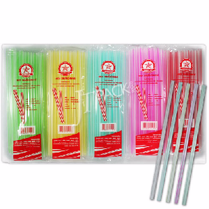 JT - หลอดยาว คละสี 6.5 mm (50เส้น)
