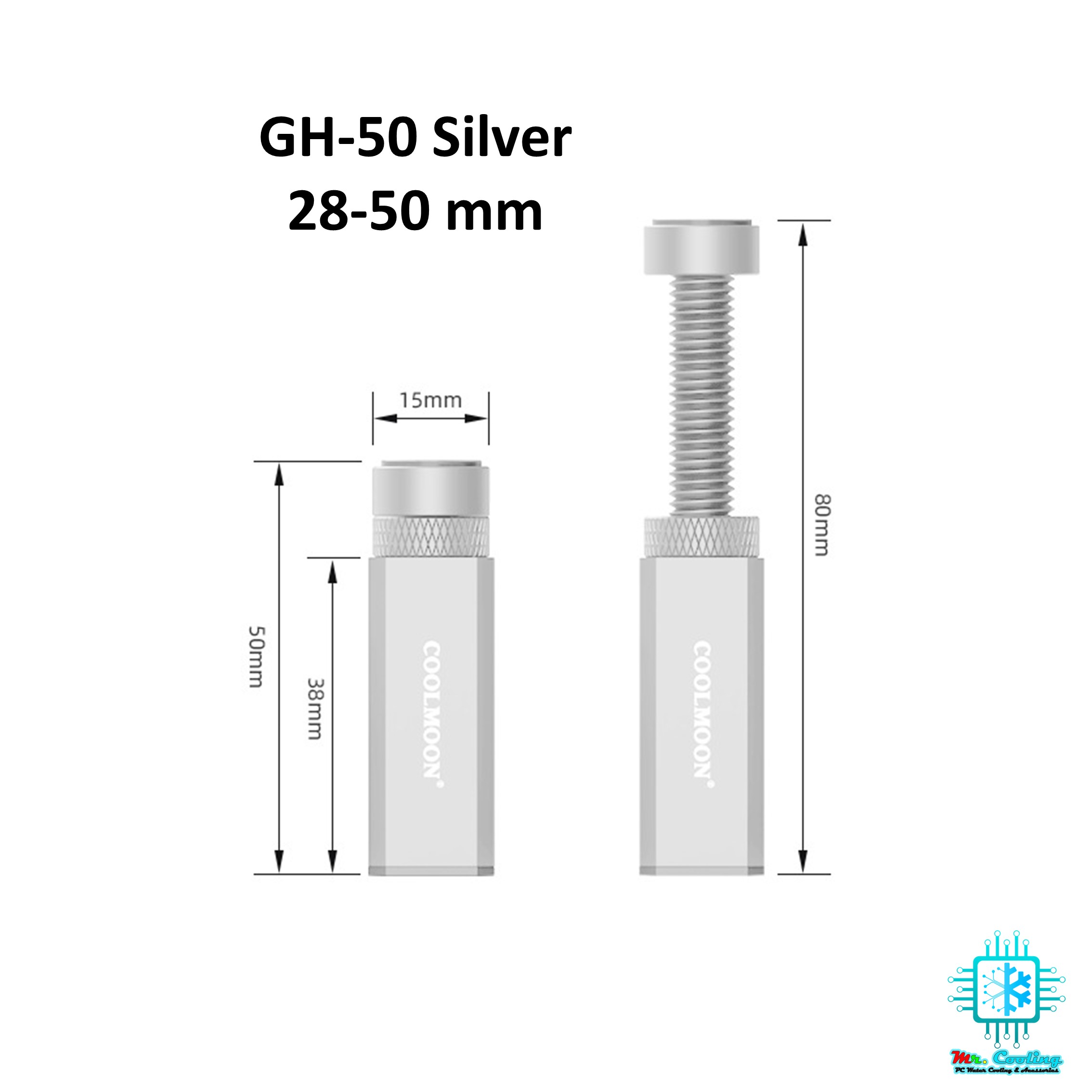 COOLMOON Graphic Crad Holder ขาค้ำการ์ดจอ ปรับระดับได้ ฐานแม่เหล็ก