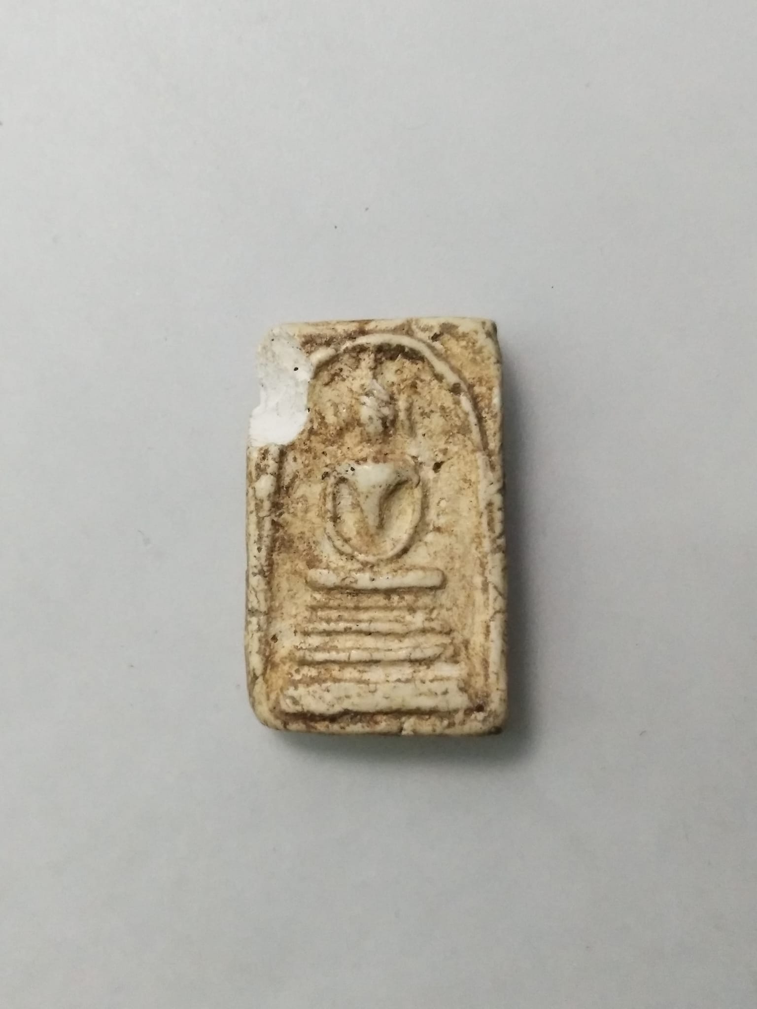 G019 พระสมเด็จคะแนน หูบายศรี หลวงปู่นาค วัดระฆัง ปี 2495