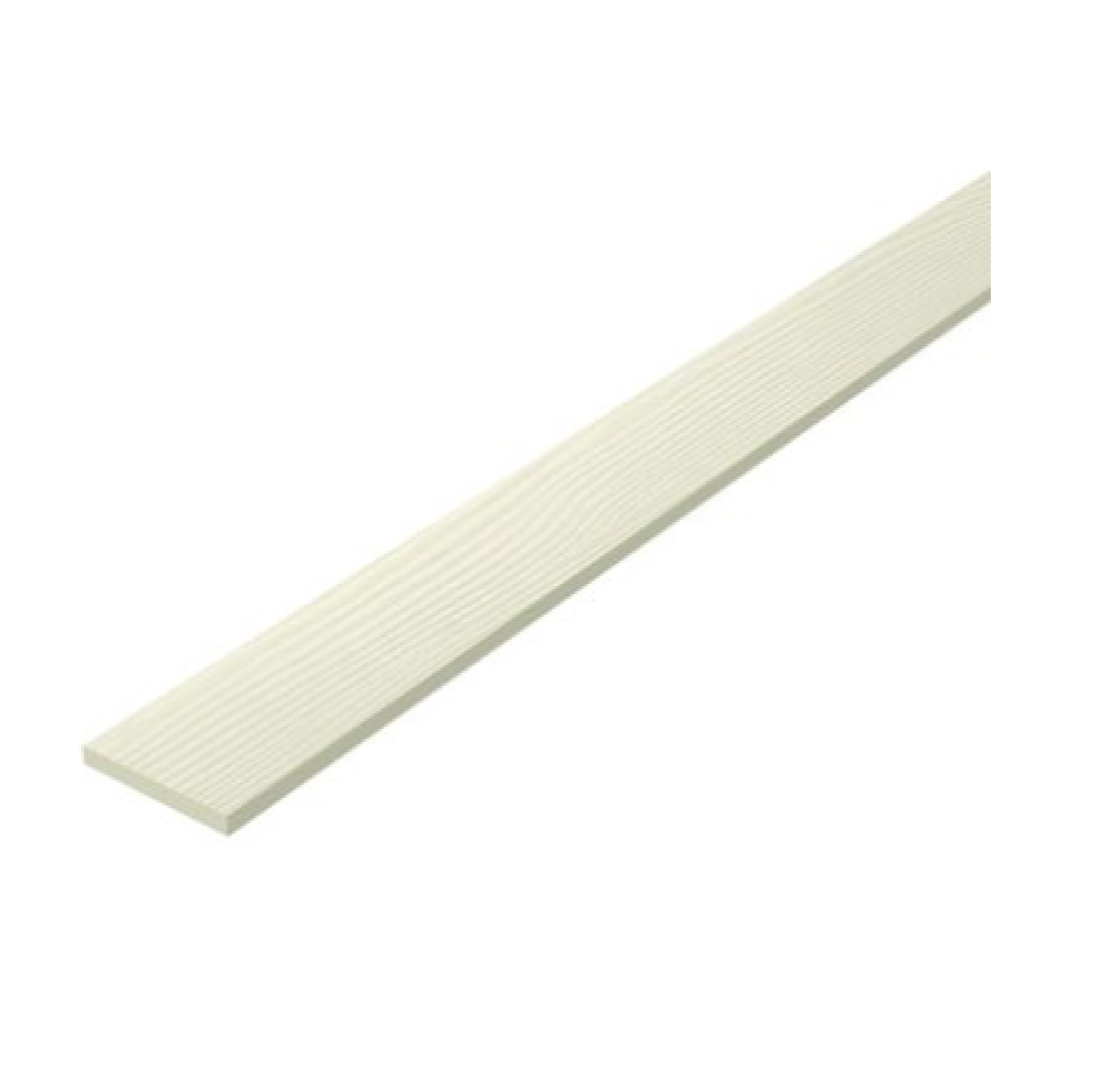 ไม้รั้ว DURAONE รุ่น ลายไม้ ขนาด 10 x 300 x 1.2 ซม. สีรองพื้น