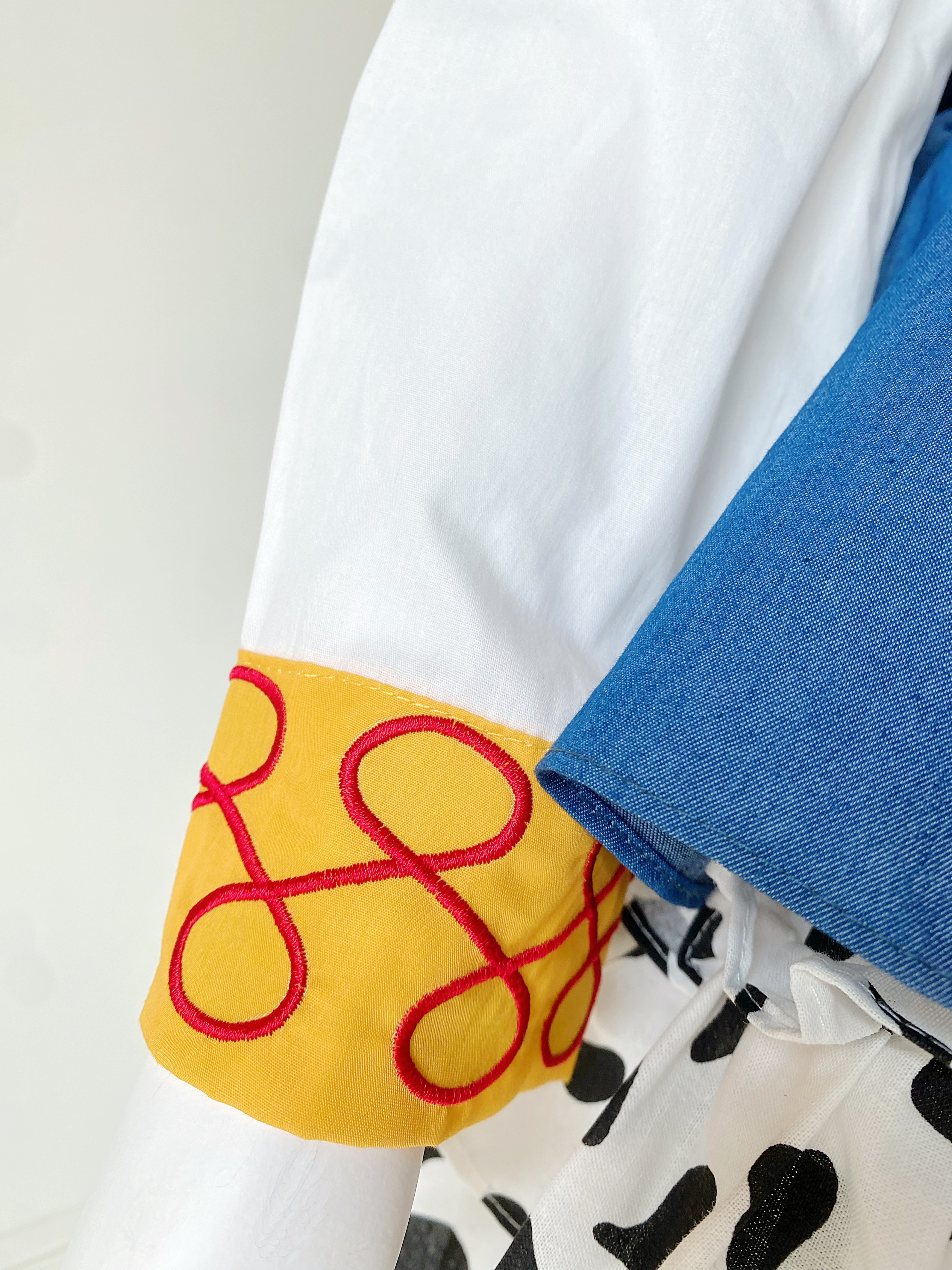 (เซต 4 ชิ้น) ชุดคอสเพลย์งานไฮพรีเมี่ยม เจสซี่ Jessie (Toy Story) ครบเซต (ชุด+เข็มขัด+หมวก+ปลอกขา)