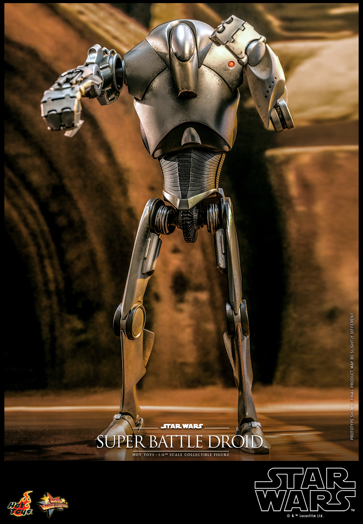 Hot Toys MMS682 1/6 Star Wars: Attack of the Clones™ - Super Battle Droid™
