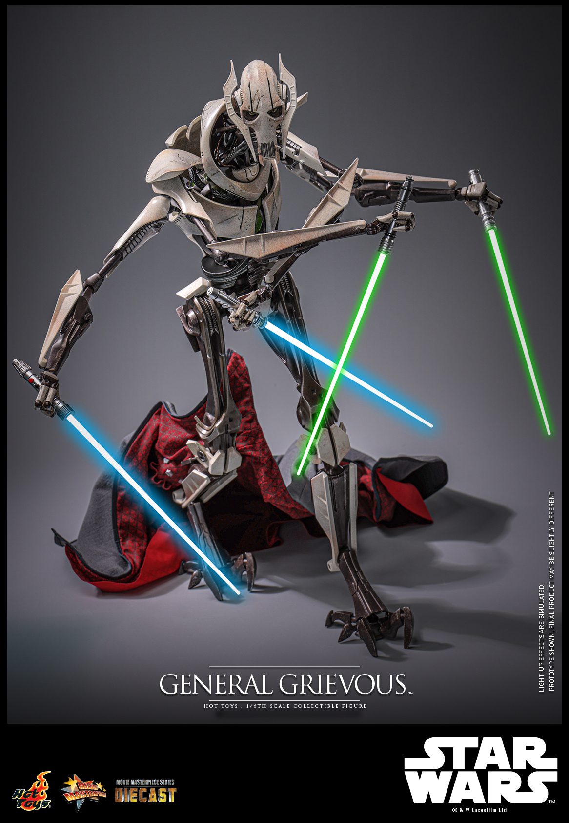 Hot Toys MMS760D67 Star Wars Episode III: Revenge of the Sith - General Grievous