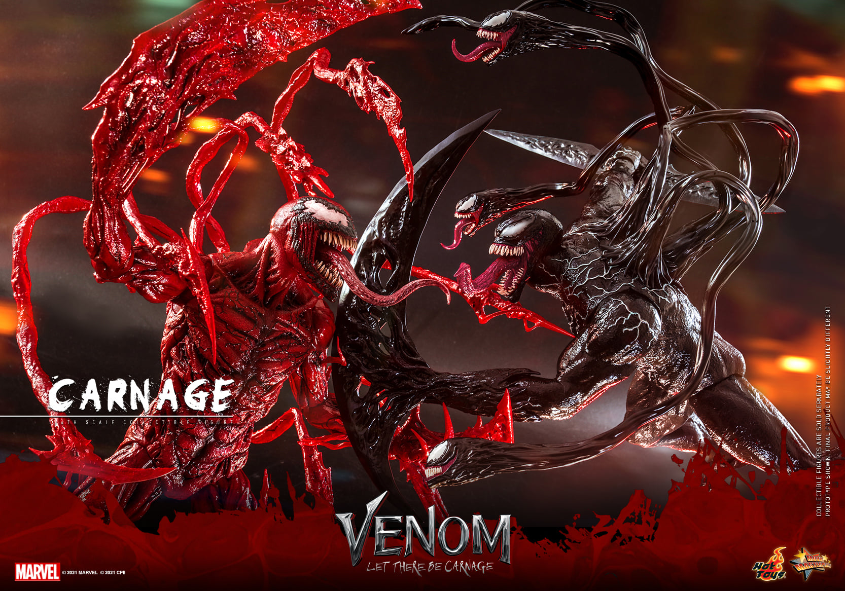 Hot Toys MMS620 1/6 Venom: Let There Be Carnage - Carnage (Deluxe Version)