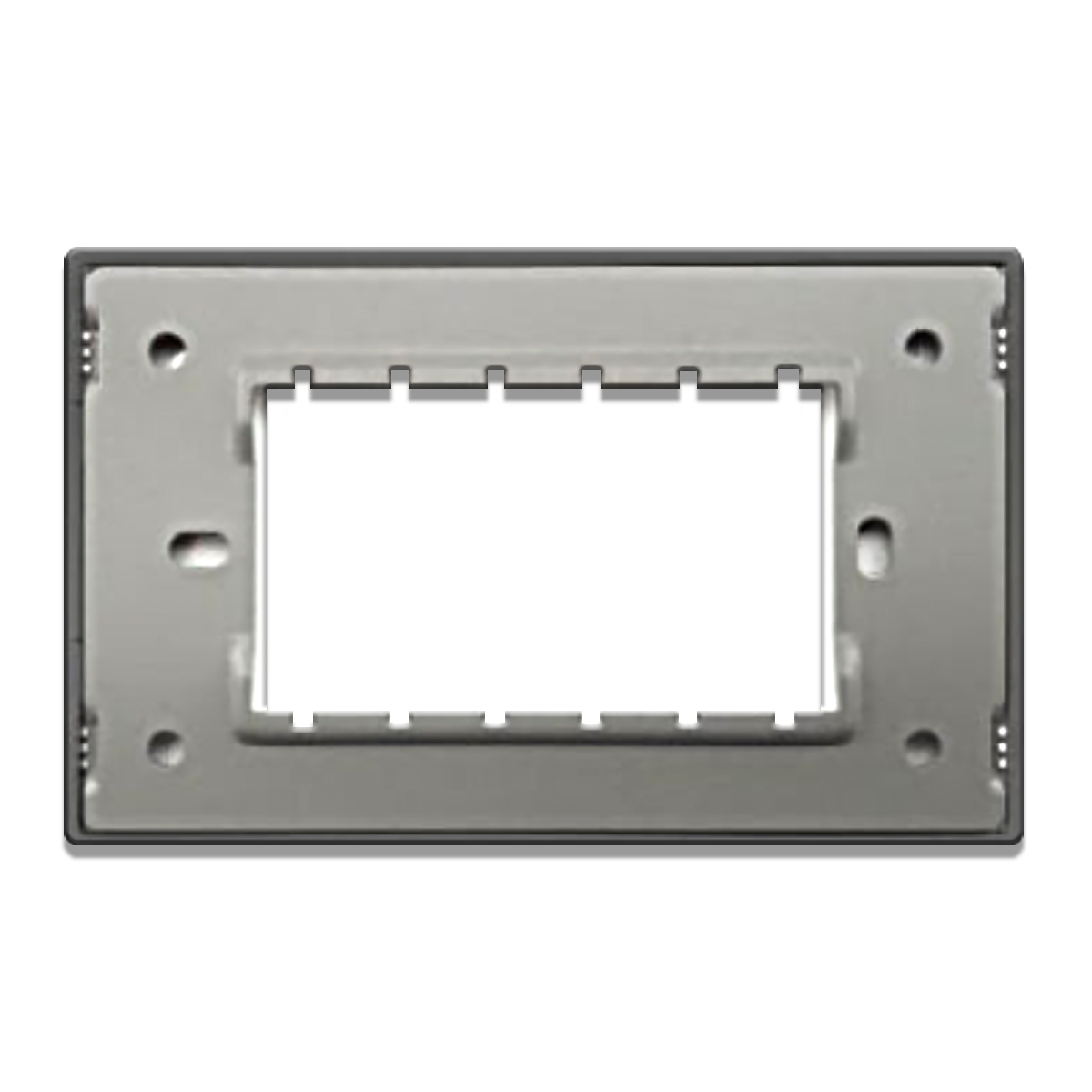 NANO แผงหน้ากากขอบเหลี่ยม ขนาด 3 ช่อง Urban series สีดำ รุ่น UR-C03B (25 ชิ้น/กล่อง)