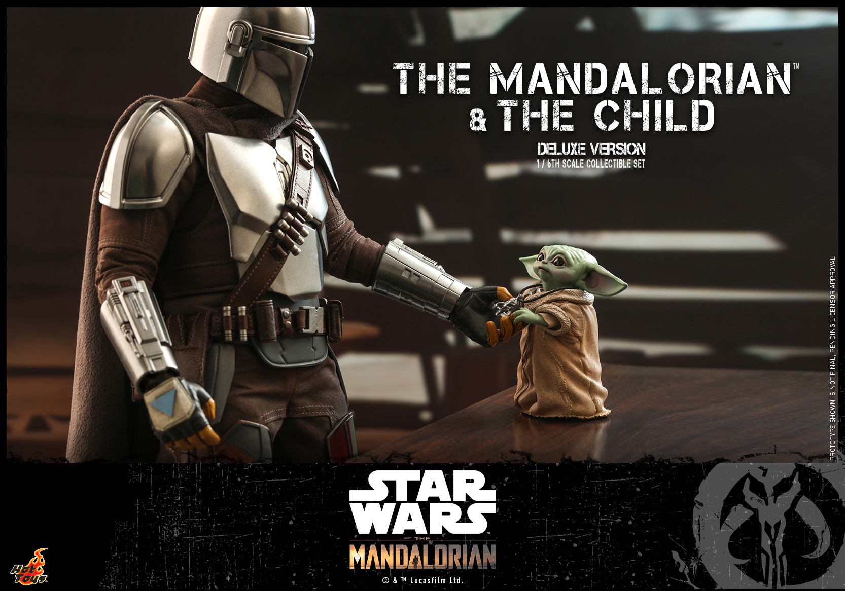 Hot Toys TMS015 The Mandalorian 1/6 The Mandalorian and The Child (Deluxe Version)