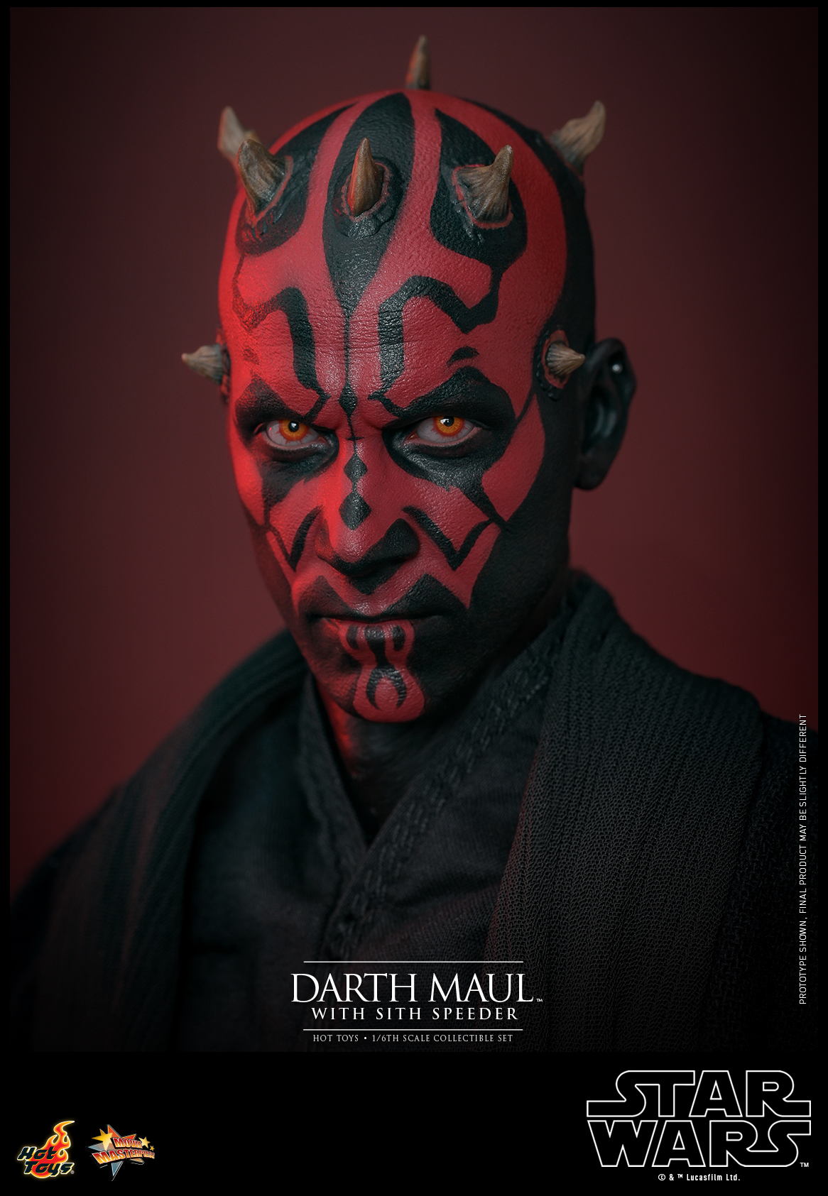 Hot Toys MMS749 Star Wars Episode I: The Phantom Menace™ - Darth Maul™ with Sith Speeder
