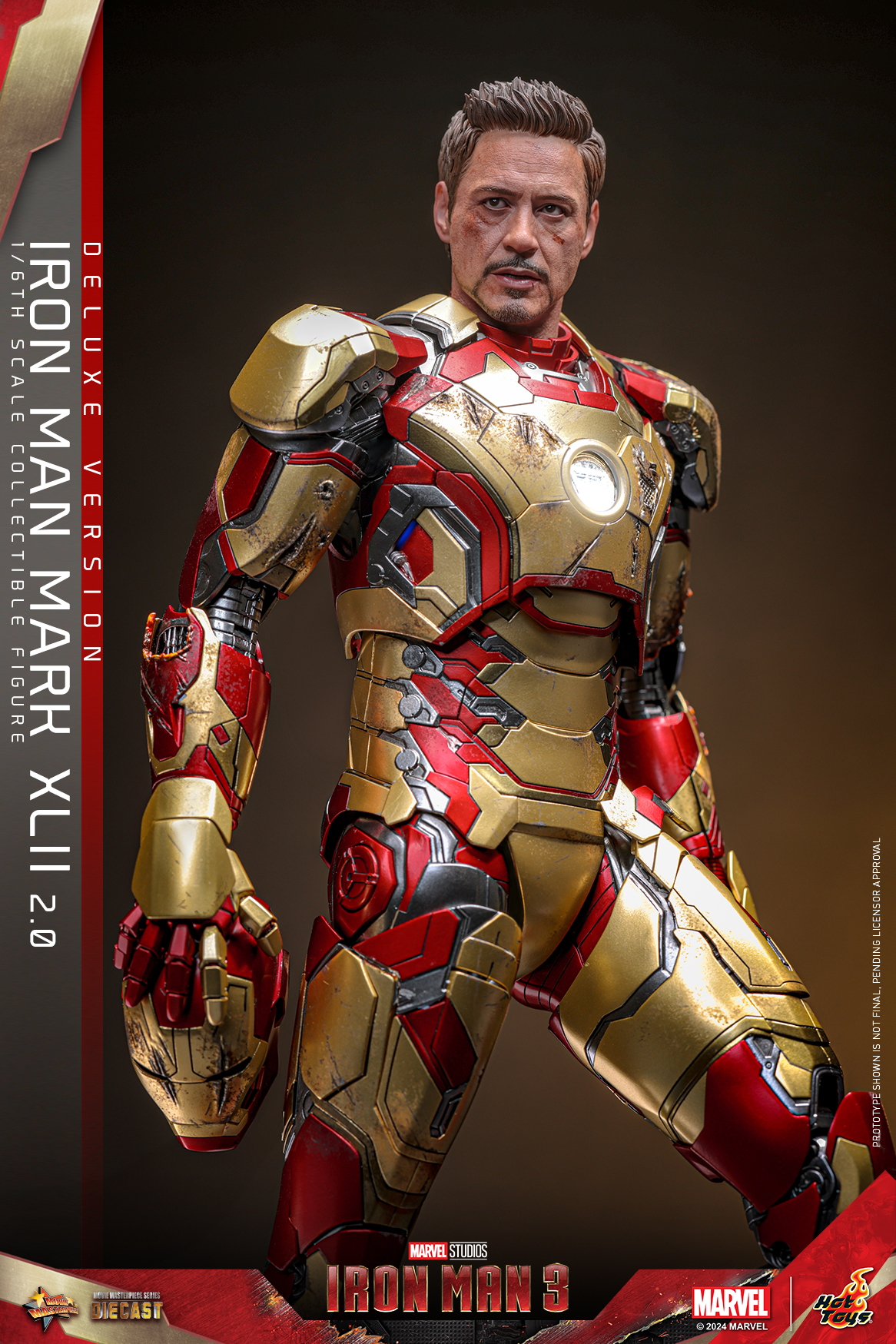 Hot Toys MMS759D66B Iron Man 3 - Iron Man Mark XLII (2.0) (Deluxe Version) (Special Edition)