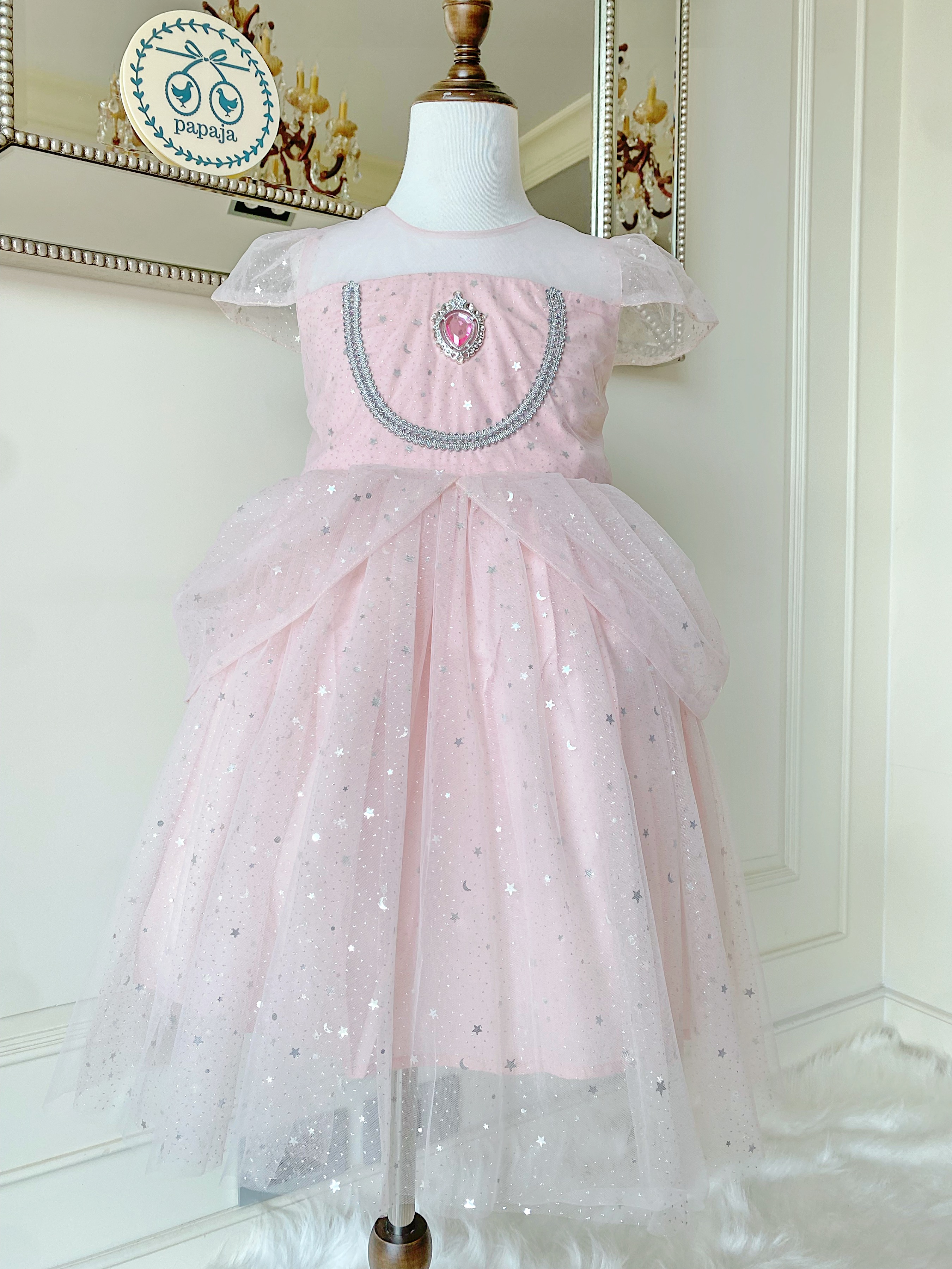 ชุดเจ้าหญิงออโรร่า รุ่นทรงนิยม กระโปรงสั้น