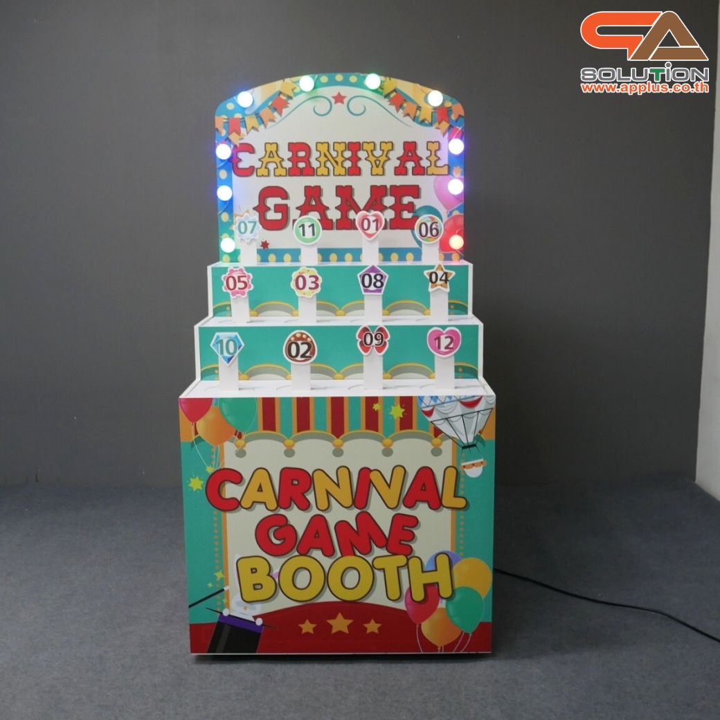 เกมส์ CARNIVAL โยนห่วงคล้องแท่ง ขนาด (W) 80 x (L)64 x (H)160 cm. ชุดแท่งตั้งพร้อมห่วง 36 อัน (คละสี คละขนาด)