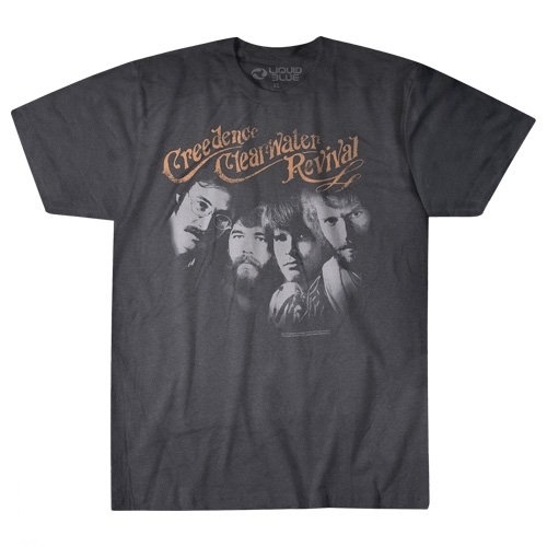 🇺🇸[PREORDER] เสื้อวง CREEDENCE CLEARWATER REVIVAL T-SHIRT รวมลายสุดฮิต ลิขสิทธิ์แท้ LIQUID BLUE จาก USA