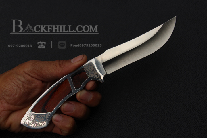 มีดใบตาย COLUMBIA รุ่นNo.139 มีดพกทรงเปอร์เซีย ด้ามจับลายคลาสสิค อย่างดี พร้อมซองไนลอน