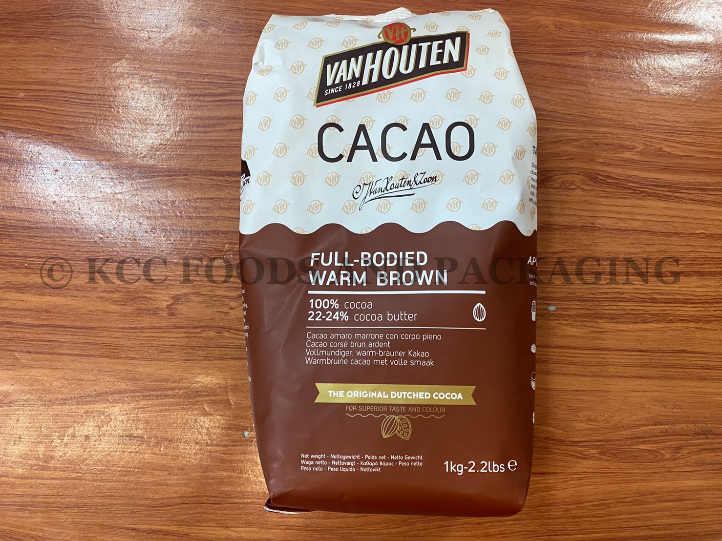 Van Houten - VH Cocoa Warm brown (22-24%) 1 kg.