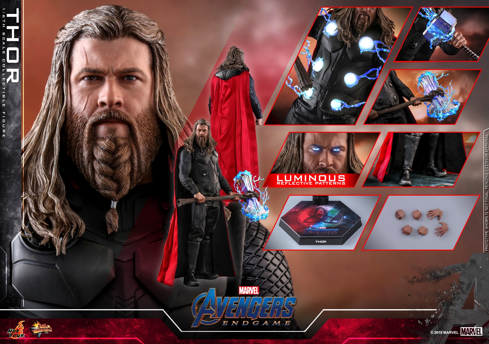 Hot Toys MMS557 Avengers: Endgame - Thor