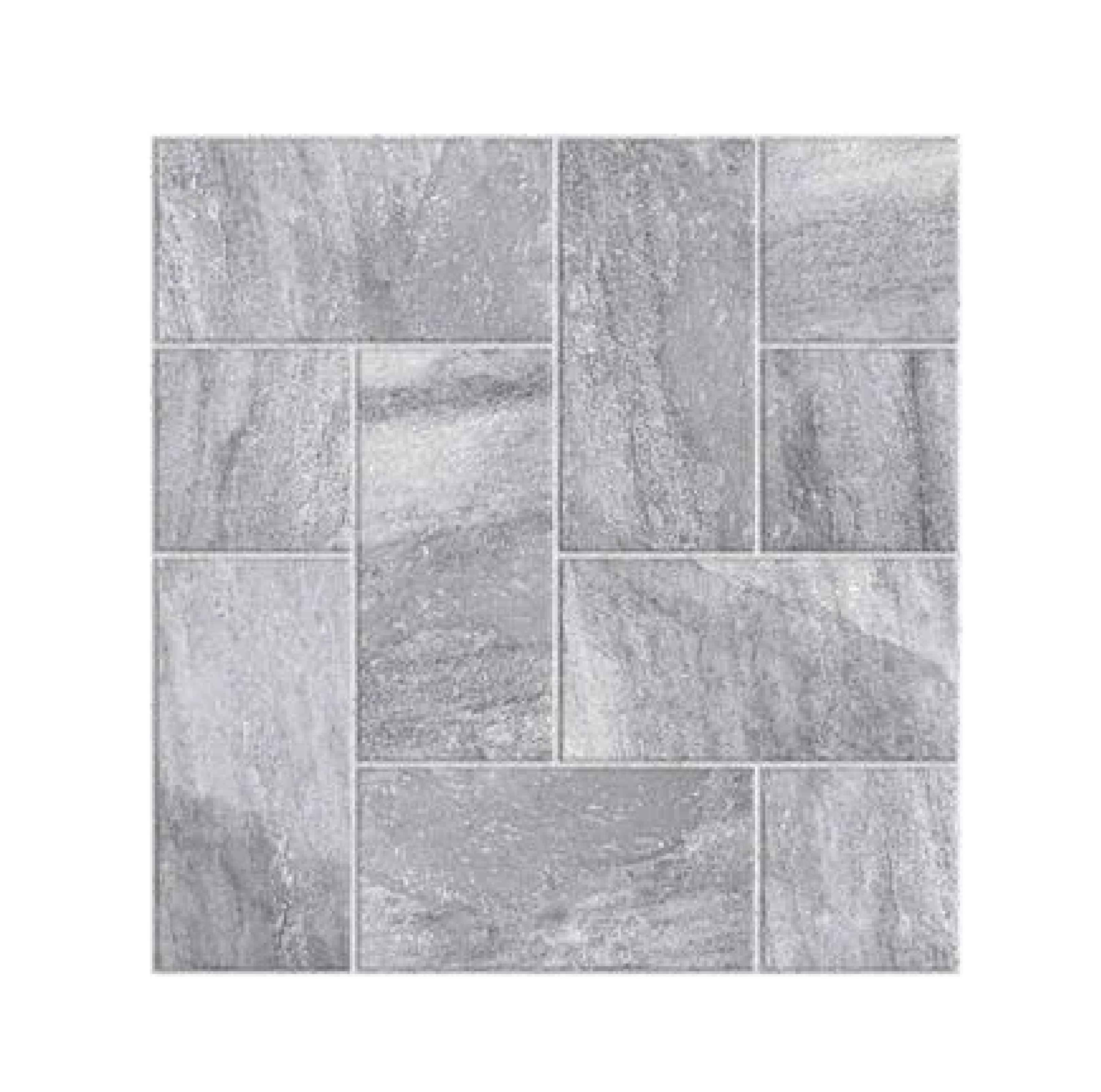 กระเบื้องพื้น COTTO รุ่นมอส สโตน ขนาด 40 x 40 ซม. (กล่อง 6 แผ่น) สีเทา