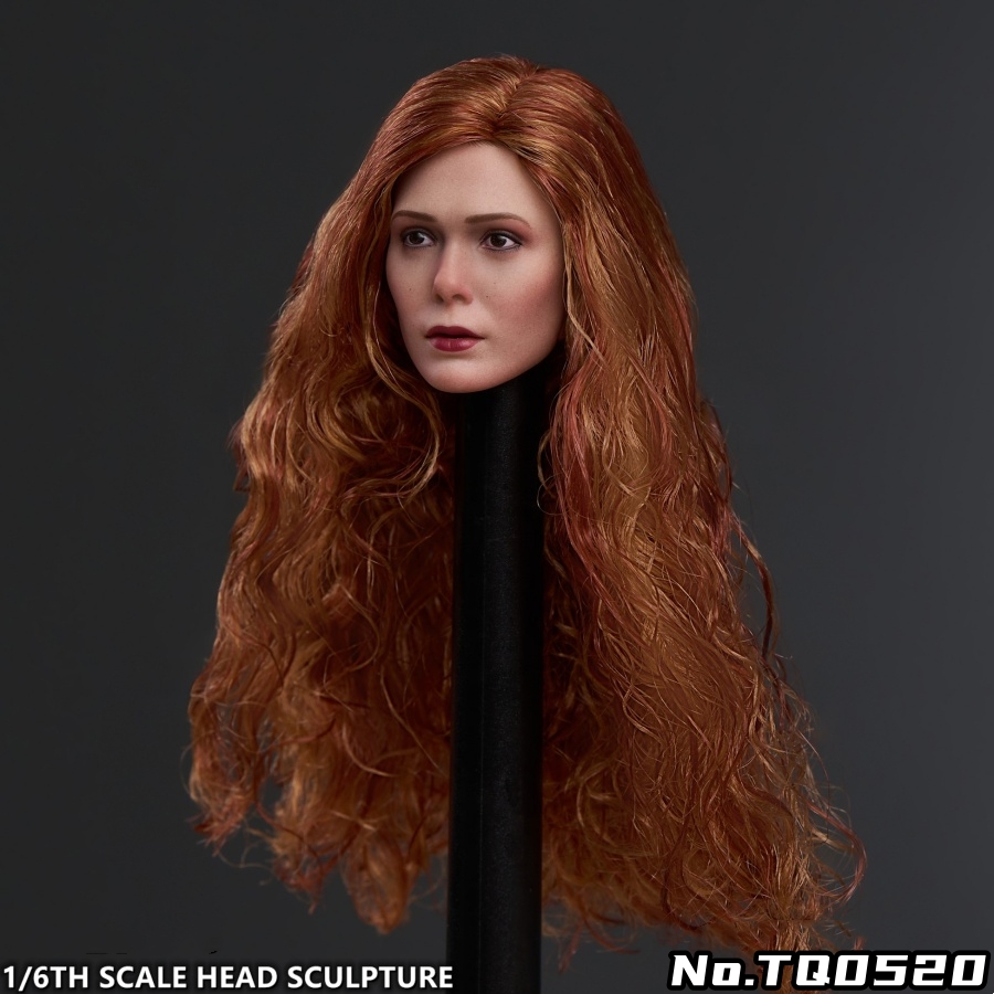 TT TOYS TQ0520 Scarlet Witch Hair Transplant Head Sculpture
