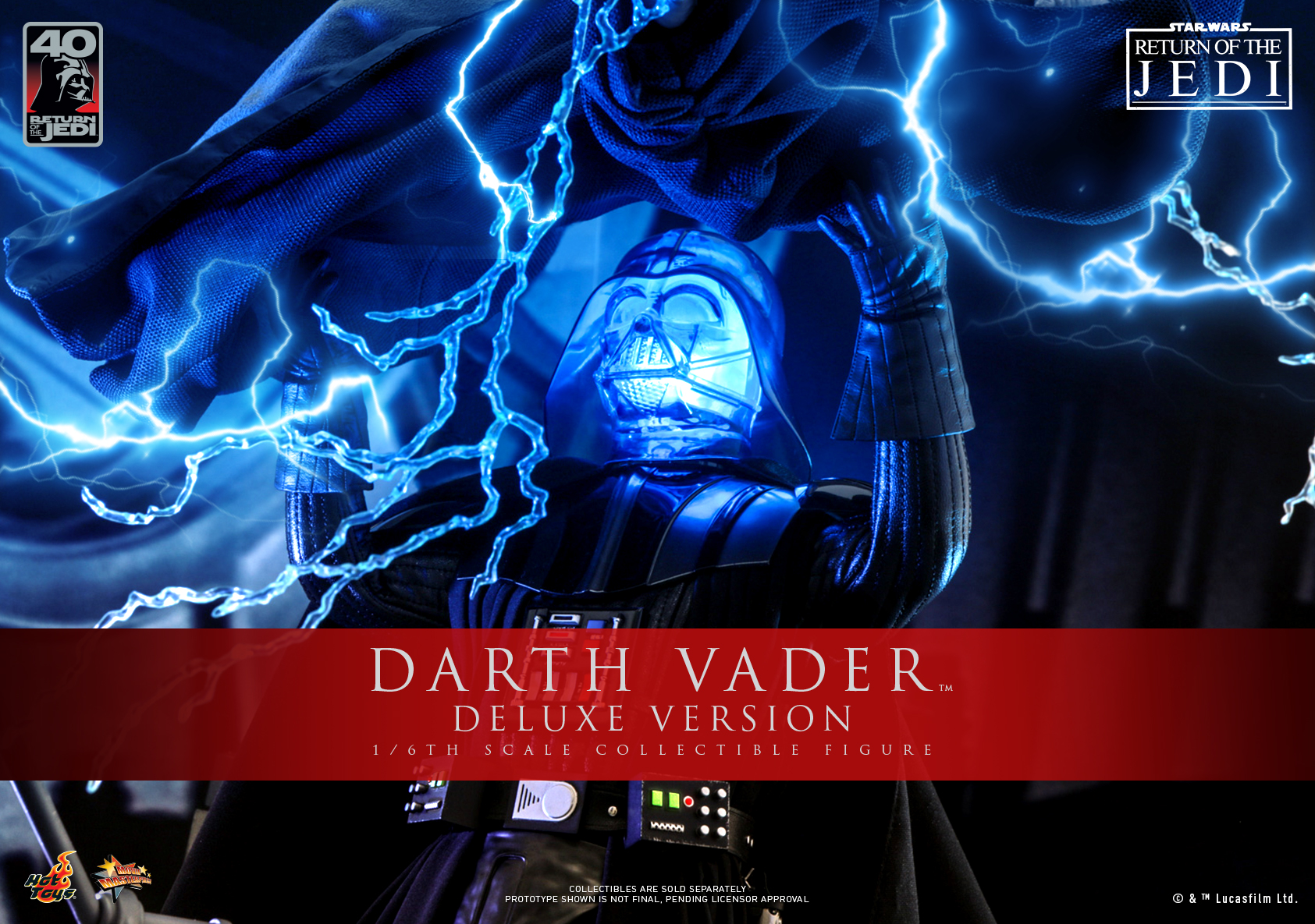 Hot Toys MMS700 1/6 Star Wars Episode VI: Return of the Jedi ™ - Darth Vader™ (Deluxe Version)