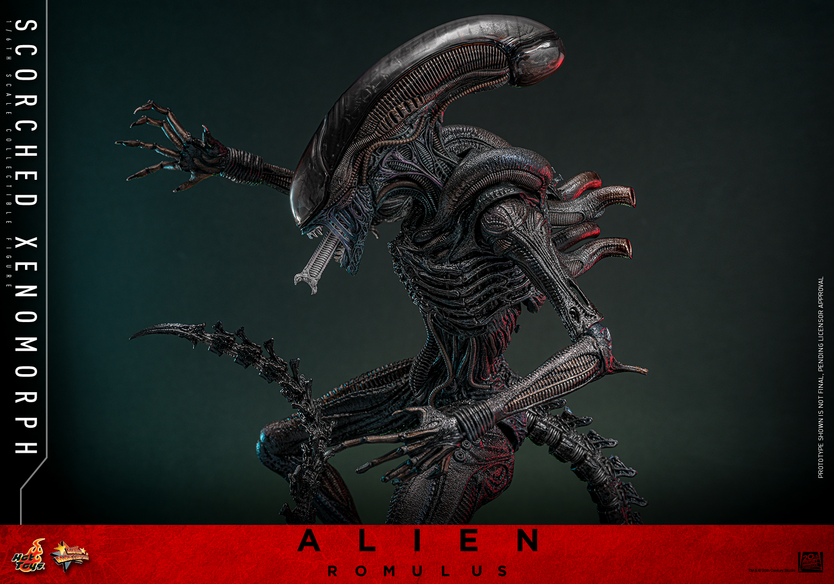 Hot Toys MMS784 Alien: Romulus - Scorched Xenomorph