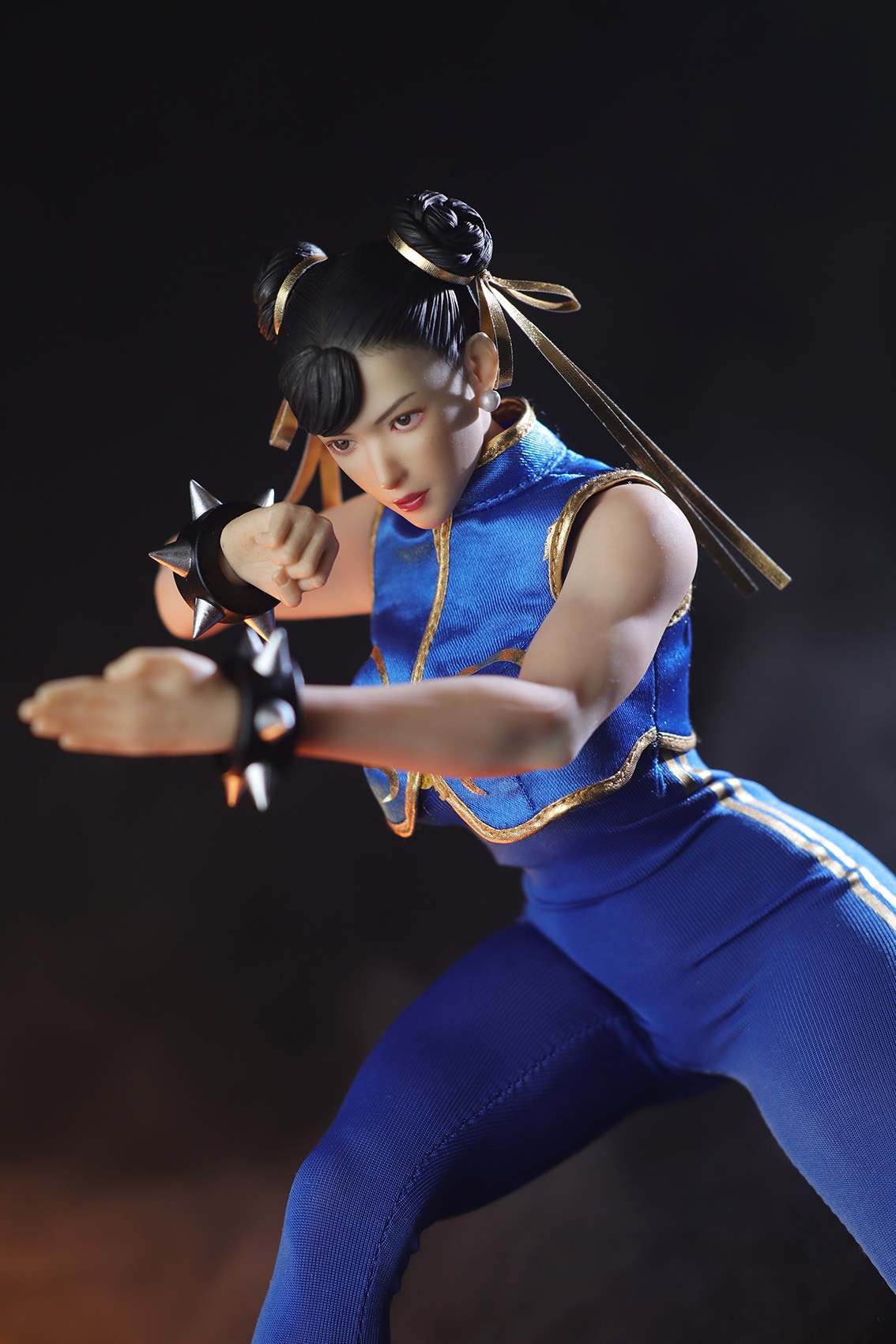 STAR MAN MS-008B Female Fighter Chun-li (Blue Tight Jumpsuit Version)