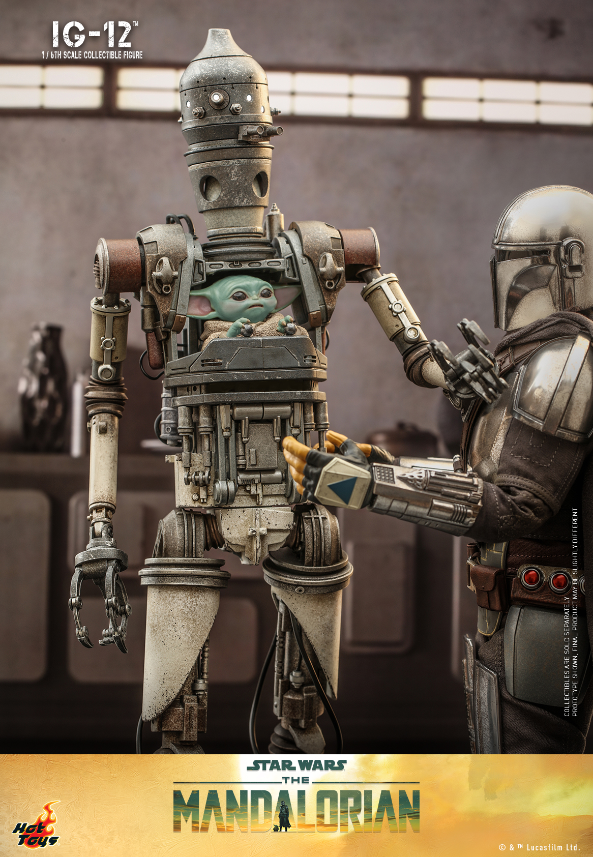 Hot Toys TMS104 1/6 Star Wars: The Mandalorian™ - IG-12™