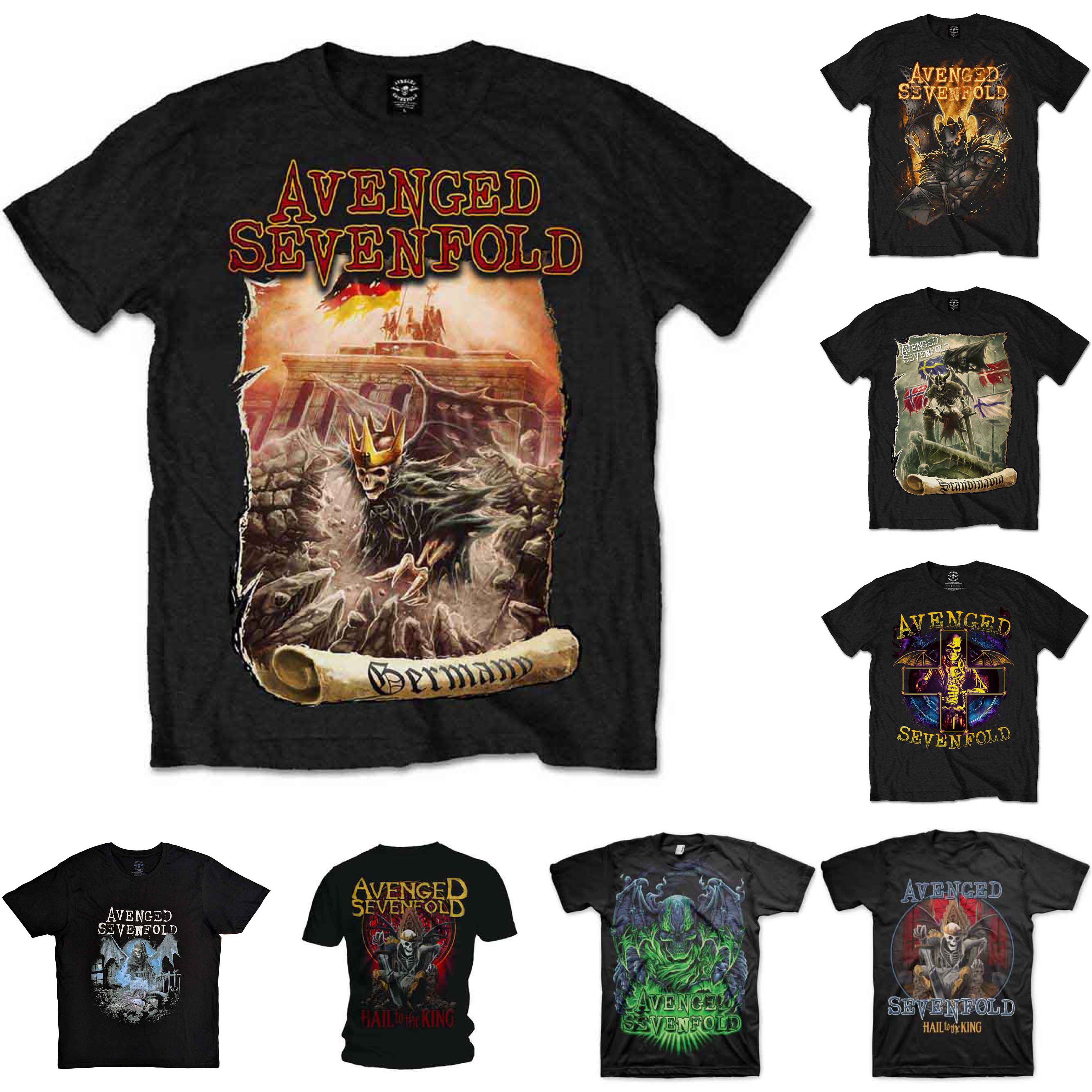 [PREORDER] เสื้อวง AVENGED SEVENFOLD - A7X T-SHIRT ลิขสิทธิ์แท้ UK รวมลายสุดฮิต
