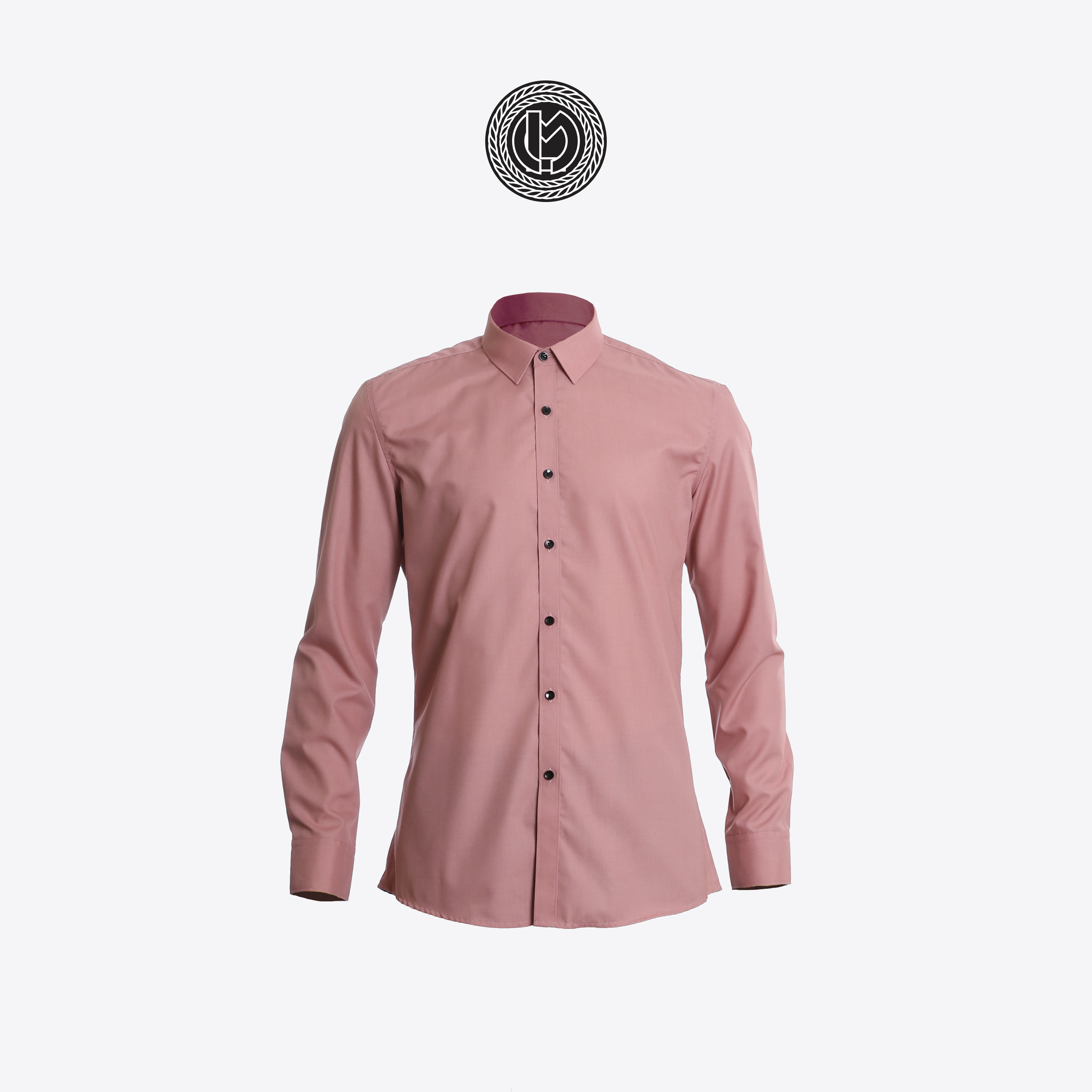 เสื้อเชิ้ต สีชมพูพาสเทล Pastel Pink (Standard Collar)