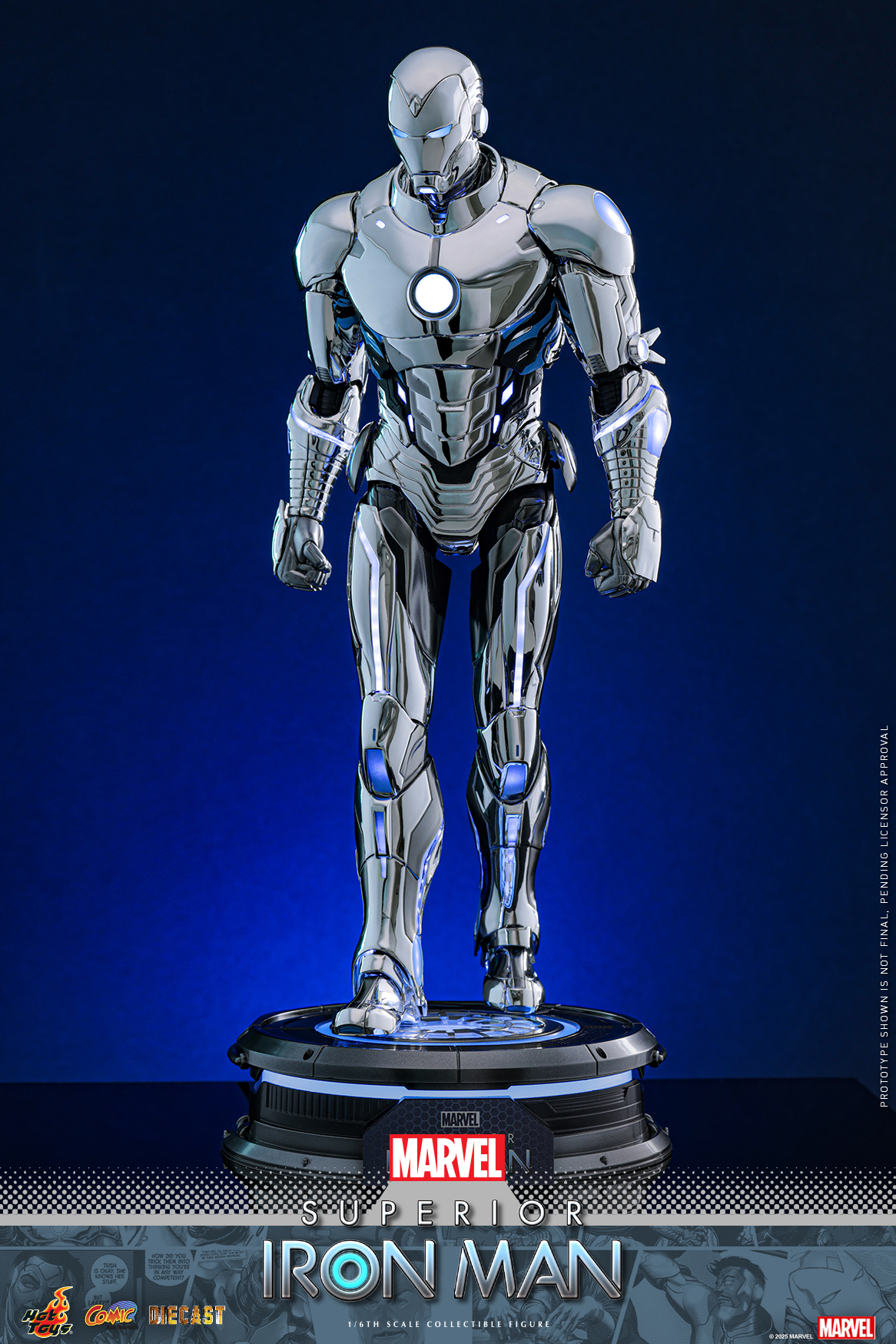 25/08/2568 Hot Toys CMS026D73 Marvel Comics - Superior Iron Man