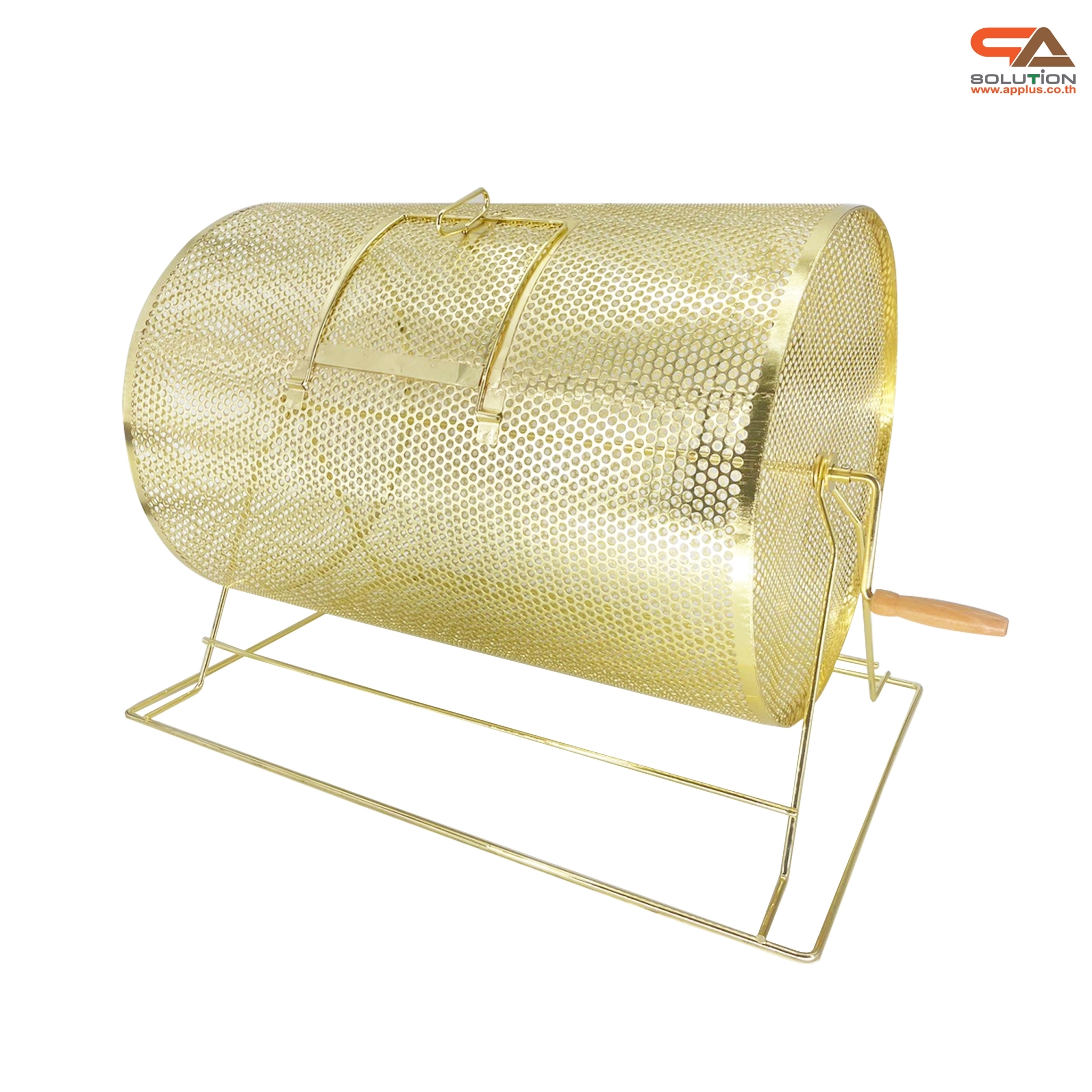 เช่ากล่องจับรางวัล จับฉลาก สีทอง ขนาด (W)54 X (L)41 X (H)45 cm. หมุนได้ 360 องศา