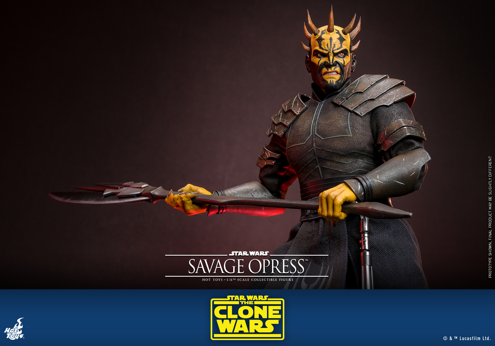 Hot Toys TMS136 Star Wars: The Clone Wars - Savage Opress