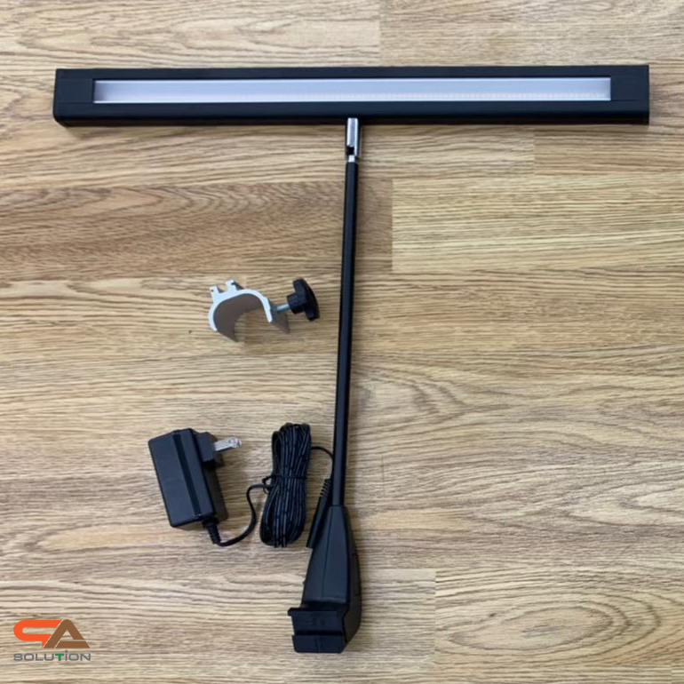โคมไฟแบคดรอบ พร้อมขายึด รุ่น LED แสงสีขาว ใช้กับโครงแบคดรอบผ้า พร้อมAdaptor