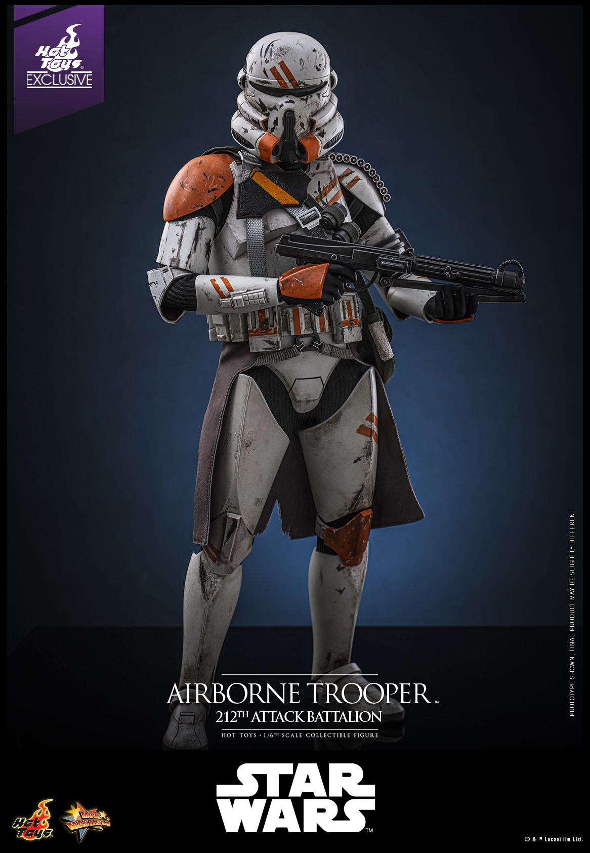 Hot Toys MMS794 Star Wars: Episode III Revenge of the Sith - Airborne Trooper (212th Attack Battalion) [Hot Toys Exclusive]