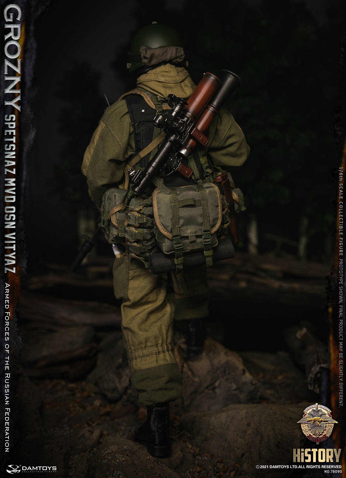 DAMTOYS 78090 1/6 SPETSNAZ MVD OSN VITYAZ - GROZNY