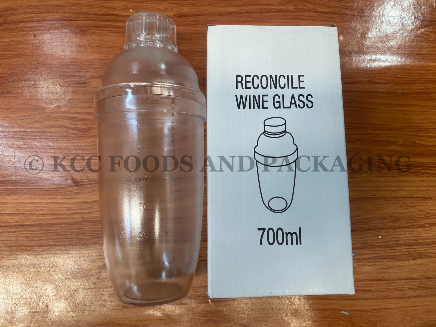กระบอกเชคพลาสติก ขนาด 700 ml