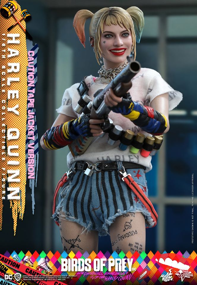 Hot Toys MMS566 Birds of Prey 1/6 Harley Quinn (Caution Tape Jacket Version)