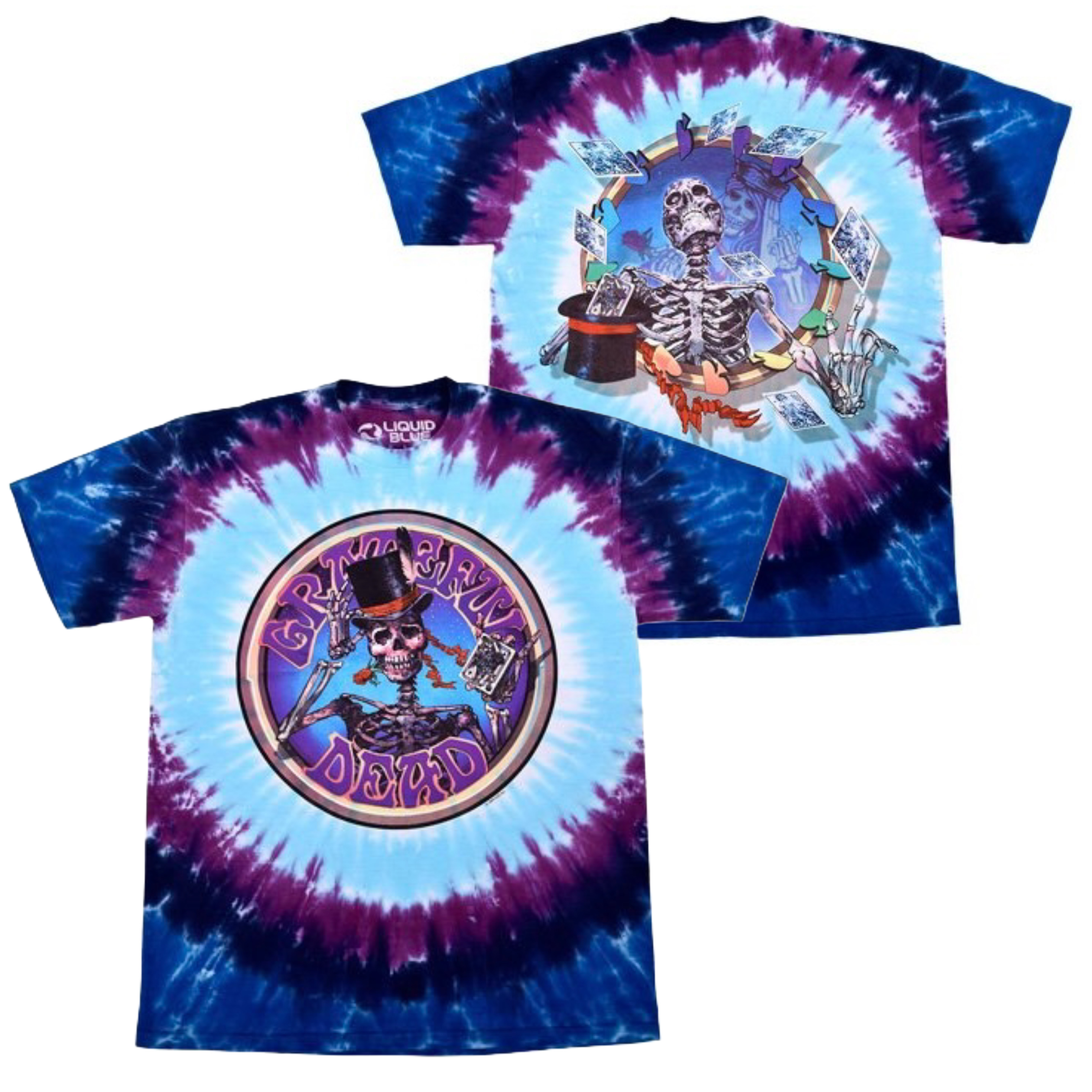 🇺🇸[PREORDER] เสื้อวง GRATEFUL DEAD T-SHIRT รวมลายสุดฮิต ลิขสิทธิ์แท้ LIQUID BLUE จาก USA