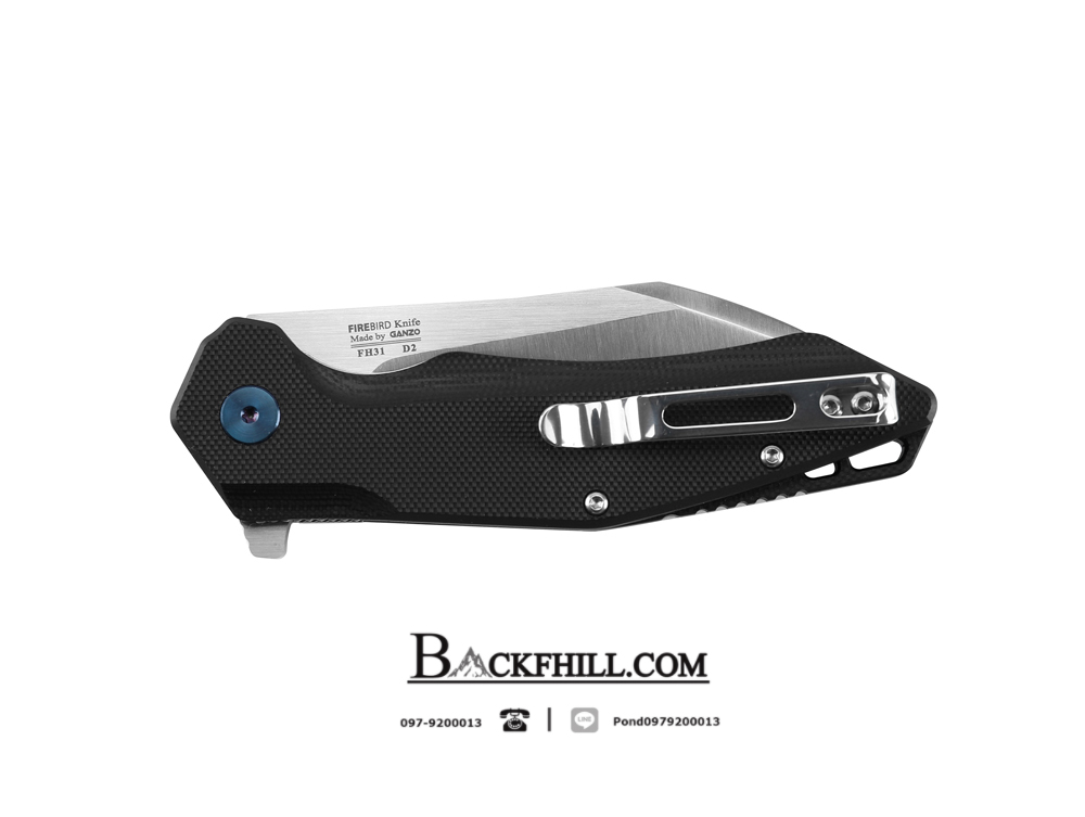 มีดพับ Ganzo กานโซ่ รุ่น FH31-BK / D2 Steel / ของแท้ 100%