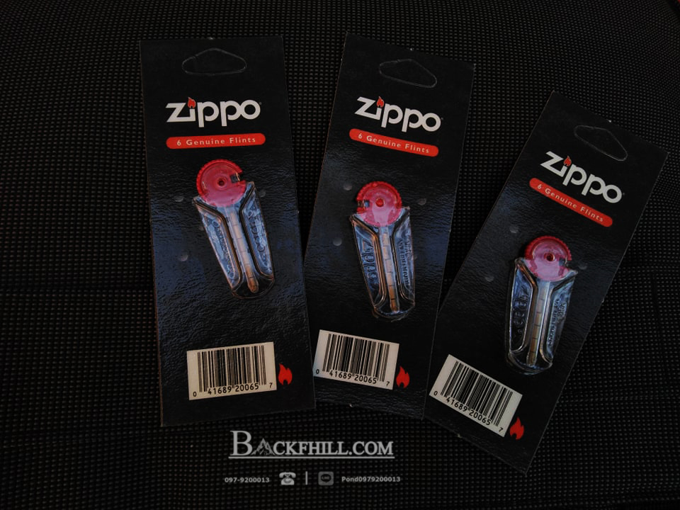 ถ่านไฟแช็ค Zippo ของแท้ Genuine Zippo Flint ใช้ได้กับไฟแชคเติมน้ำมันทุกชนิด