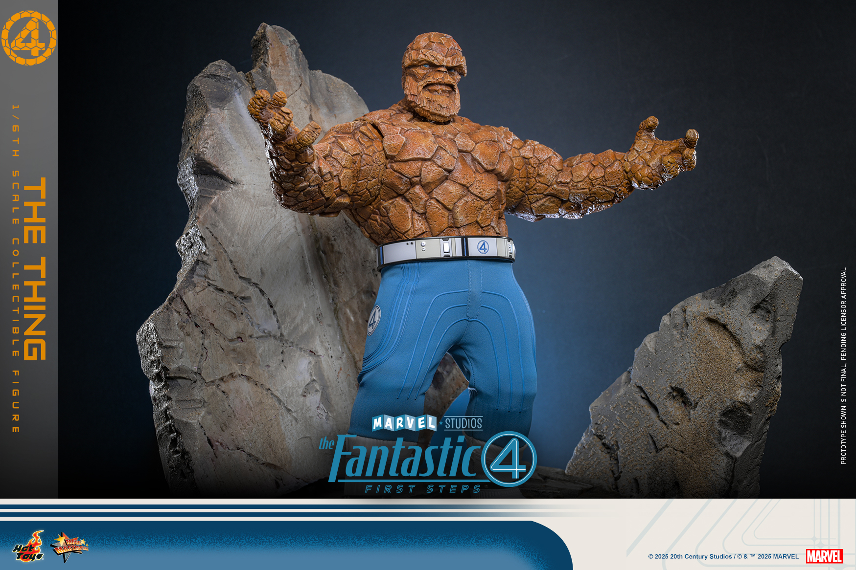 25/08/2568 Hot Toys MMS813 The Fantastic Four: First Steps - The Thing