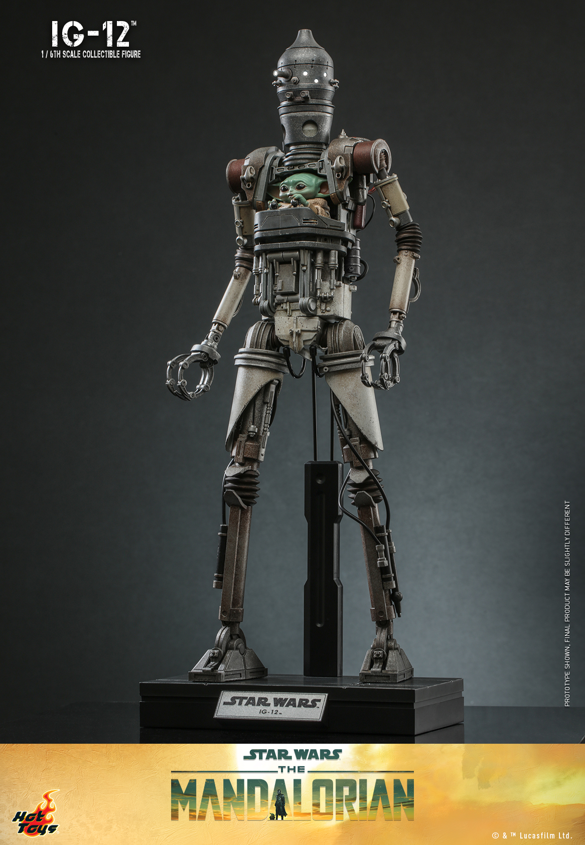 Hot Toys TMS104 1/6 Star Wars: The Mandalorian™ - IG-12™