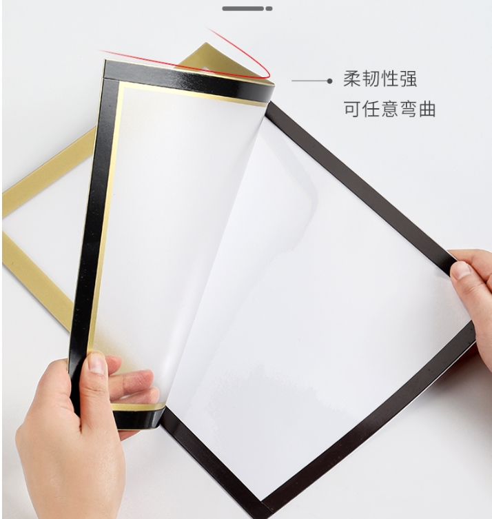 กรอบใส่ภาพ เฟรมใส่ภาพ พร้อมแถบแม่เหล็ก เปลี่ยนภาพง่าย ติดกระจกได้ ขนาด A4,A3 และA2