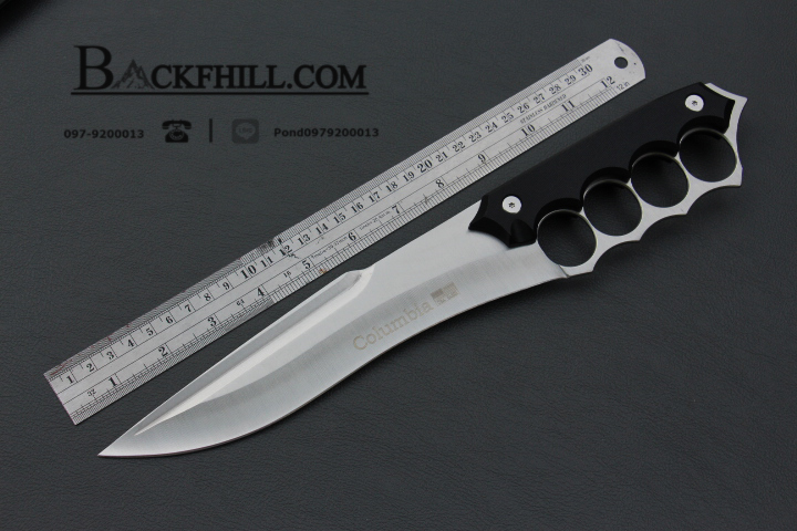 มีดใบตาย COLUMBIA รุ่น X9 มีใบตายติดสนับพร้อมซอง KYDEX แข็ง